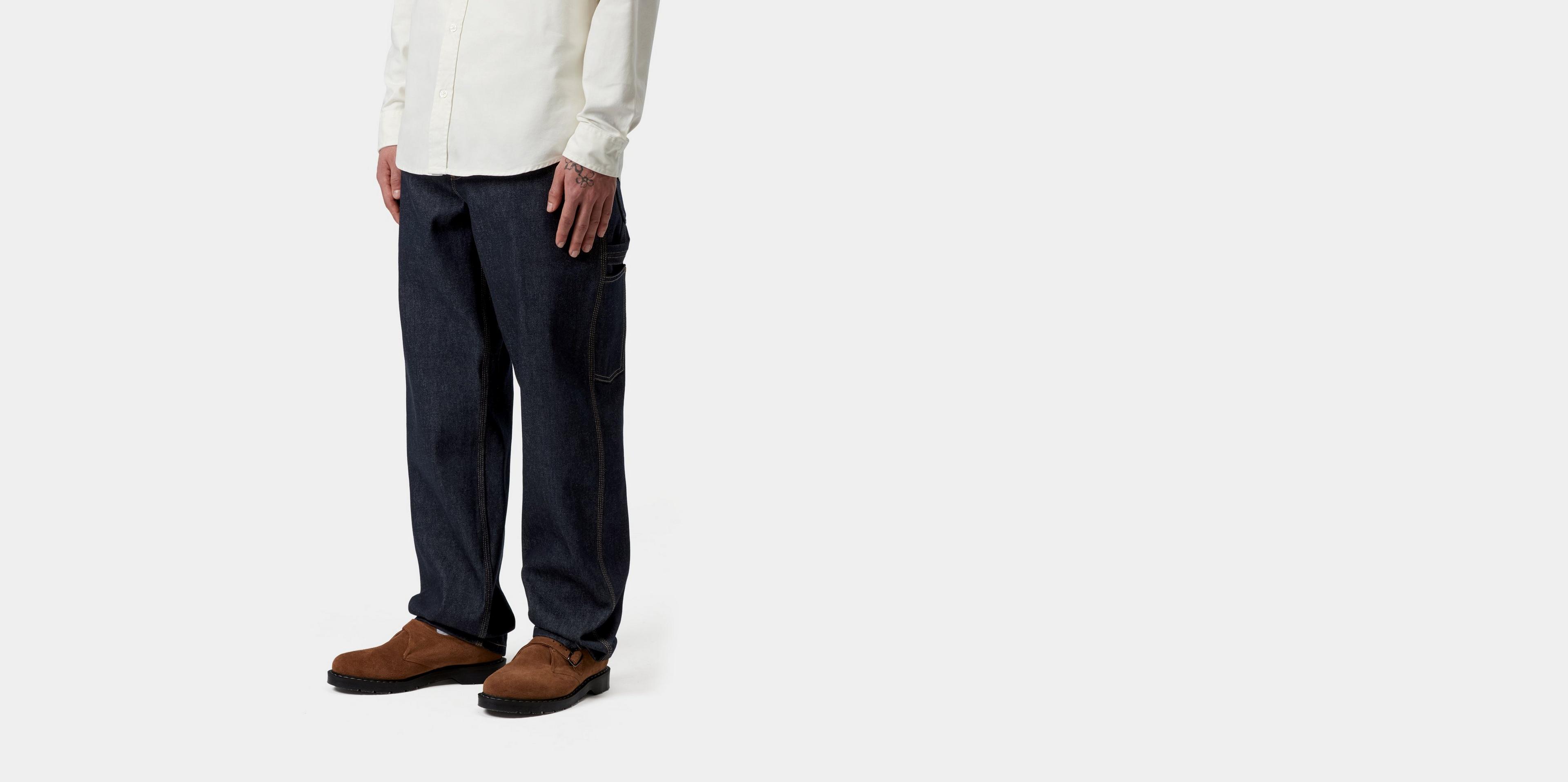 Carhartt WIP Single Knee Pant, Blue | Official Online Store