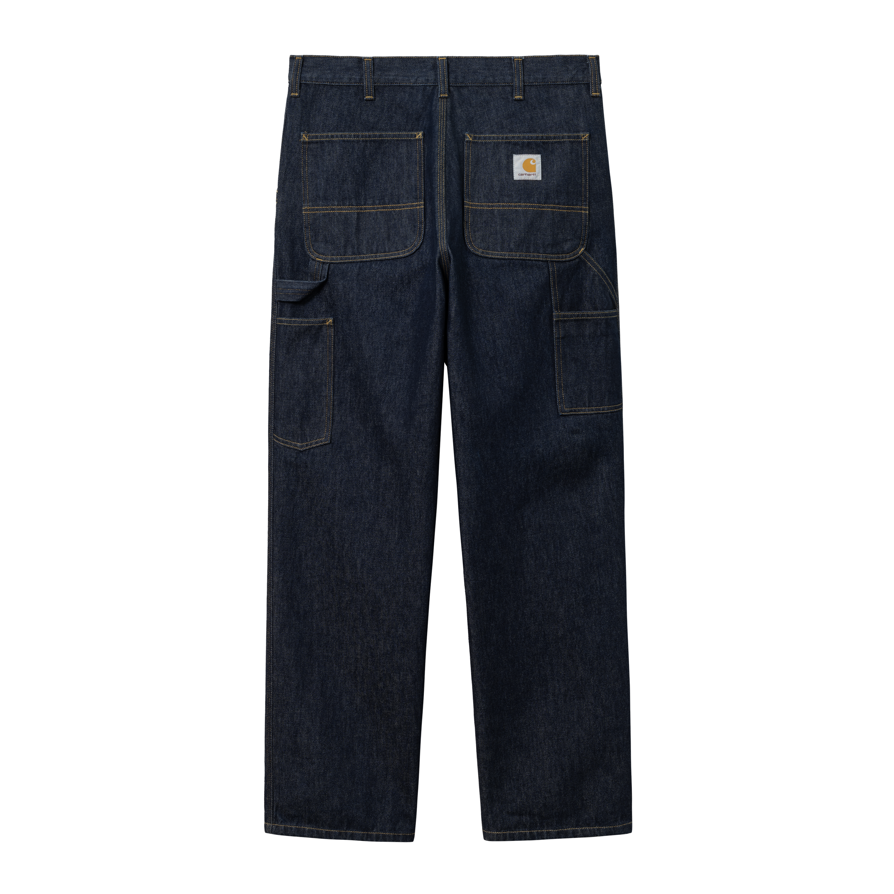 Carhartt WIP wide leg relaxed denim jeans in dark indigo