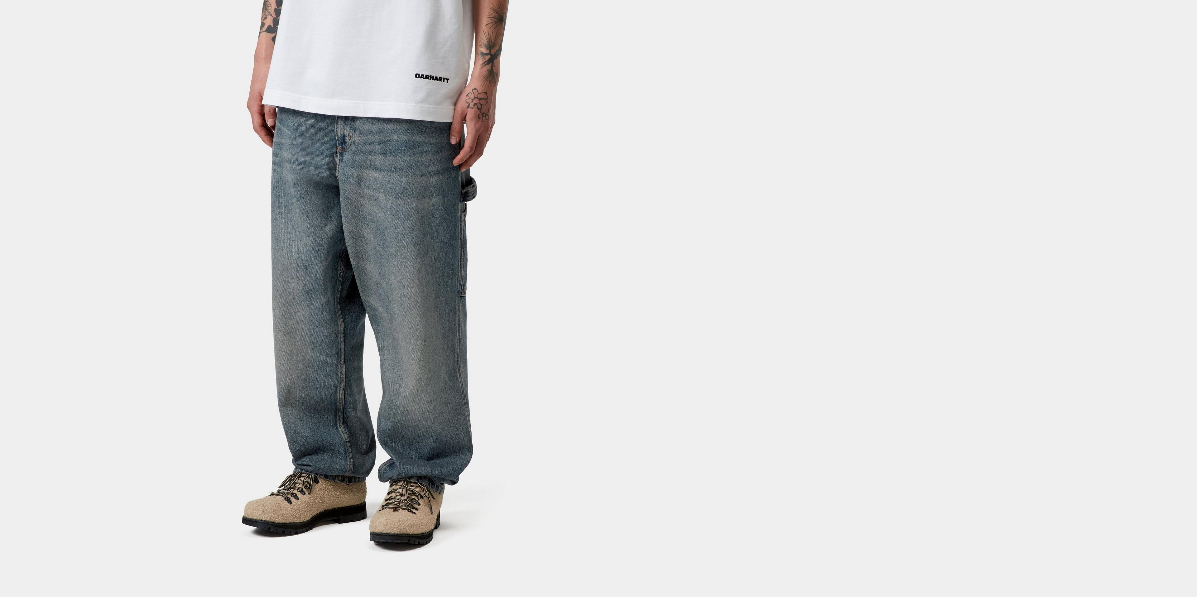 Carhartt WIP Single Knee Pant, Blue | Official Online Store