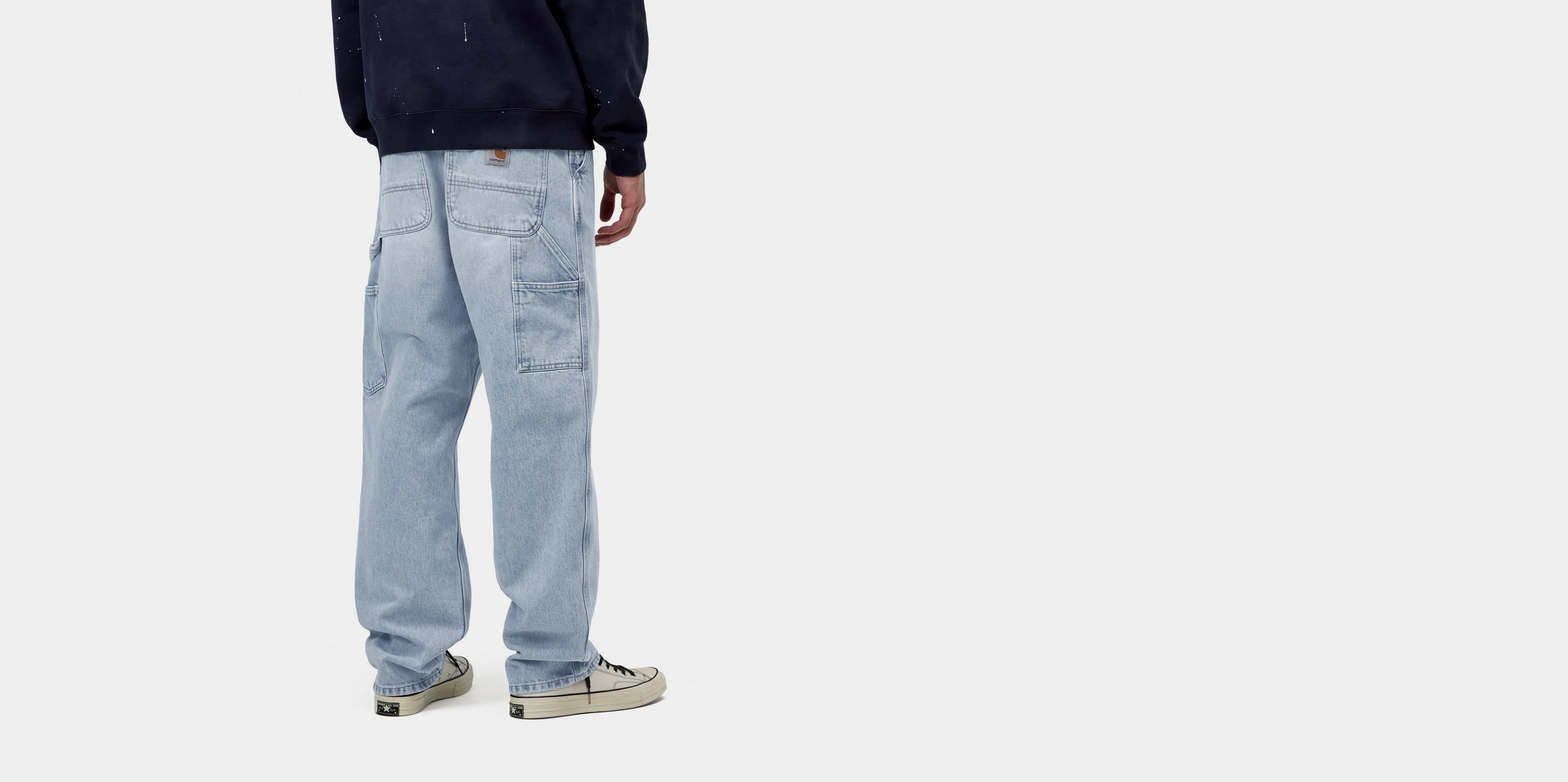 Carhartt WIP Single Knee Pant, Blue | Official Online Store
