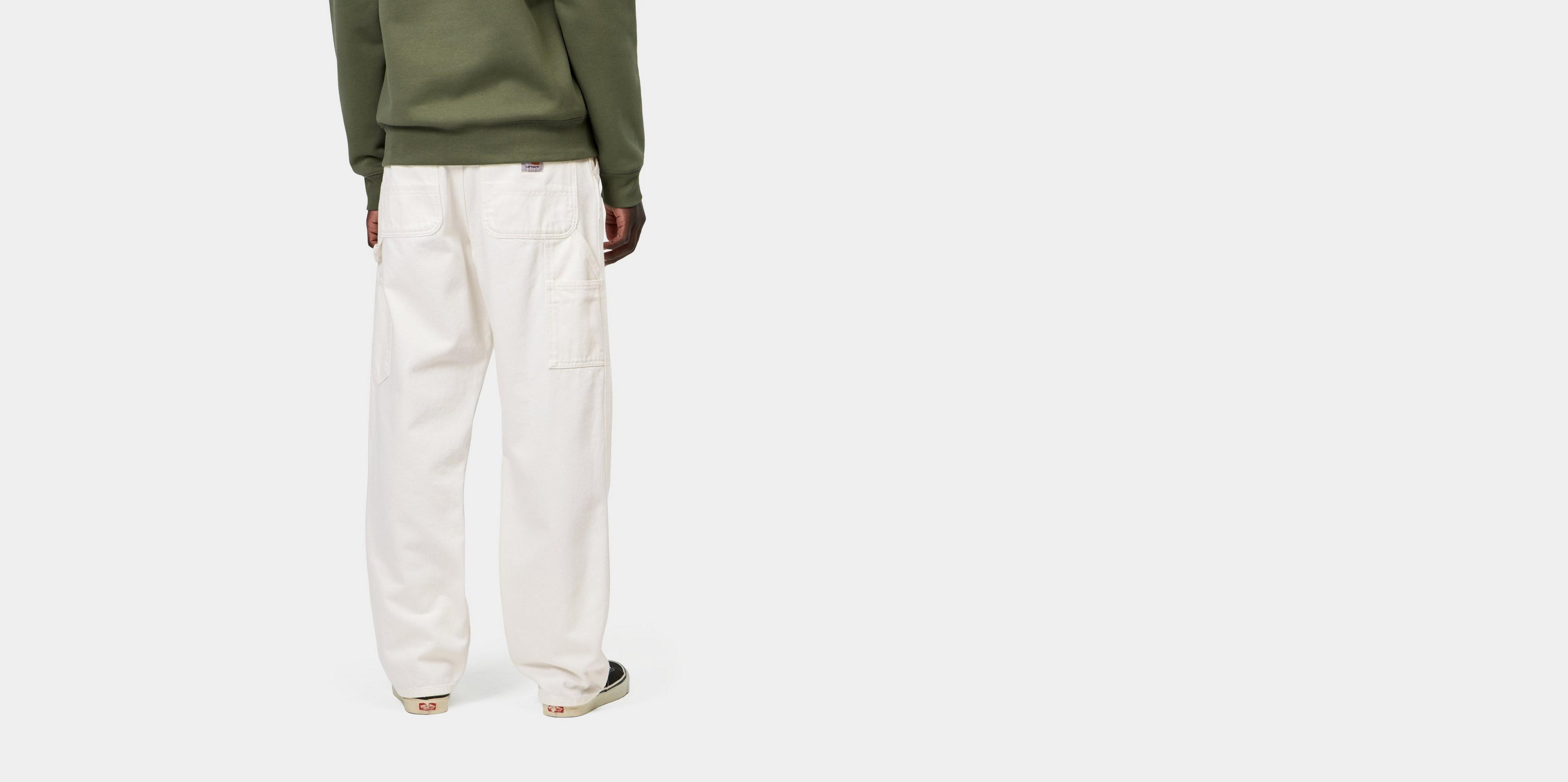 Carhartt WIP Single Knee Pant, White | Official Online Store