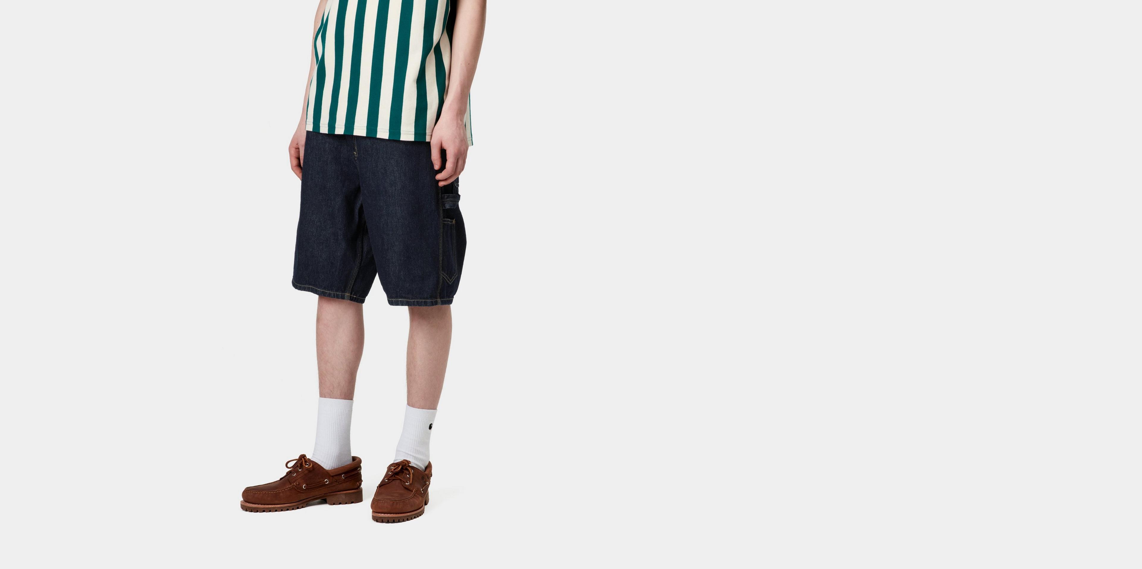 Carhartt WIP Single Knee Short, Blue | Official Online Store