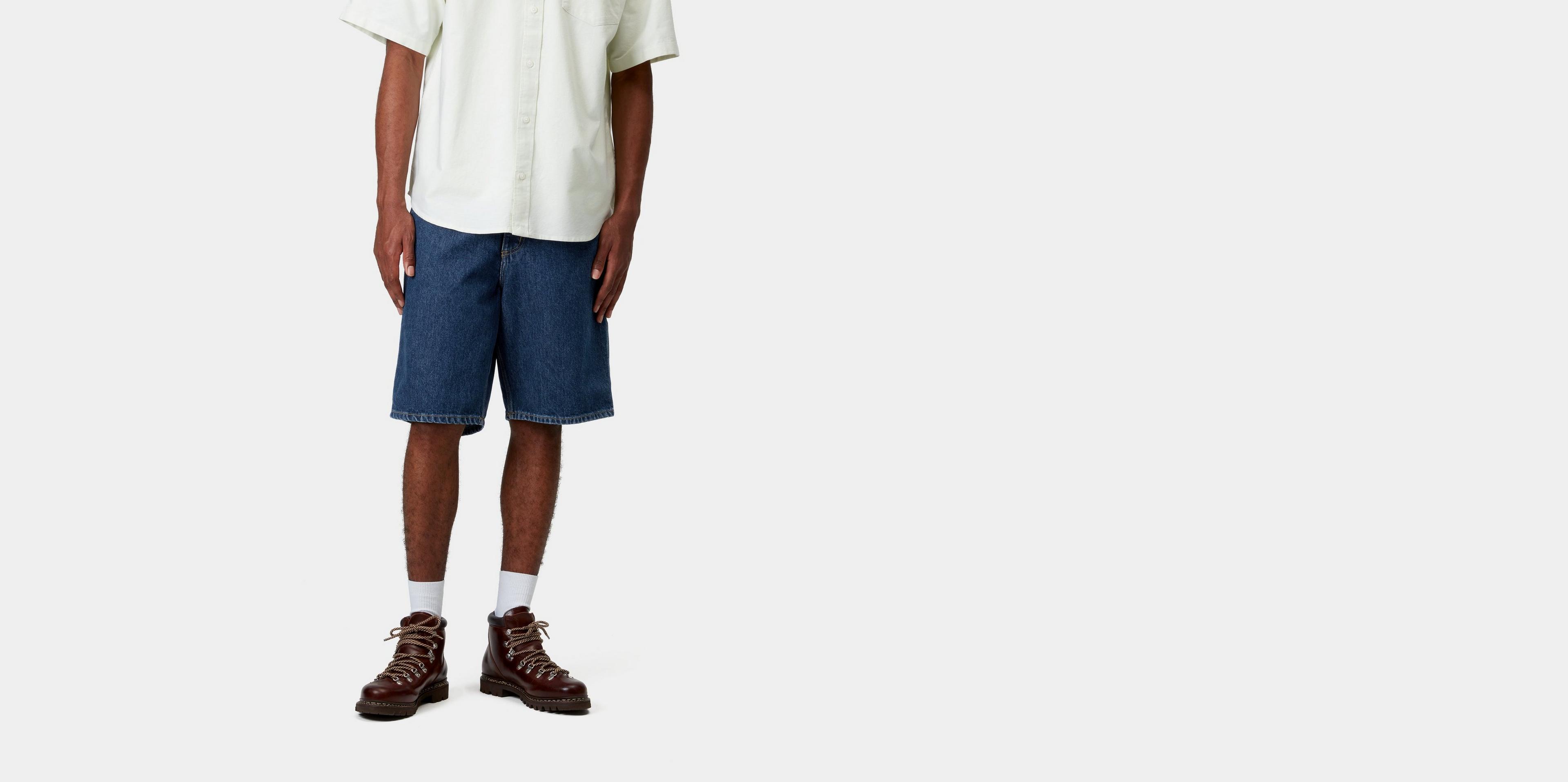 Carhartt WIP Single Knee Short, Blue | Official Online Store