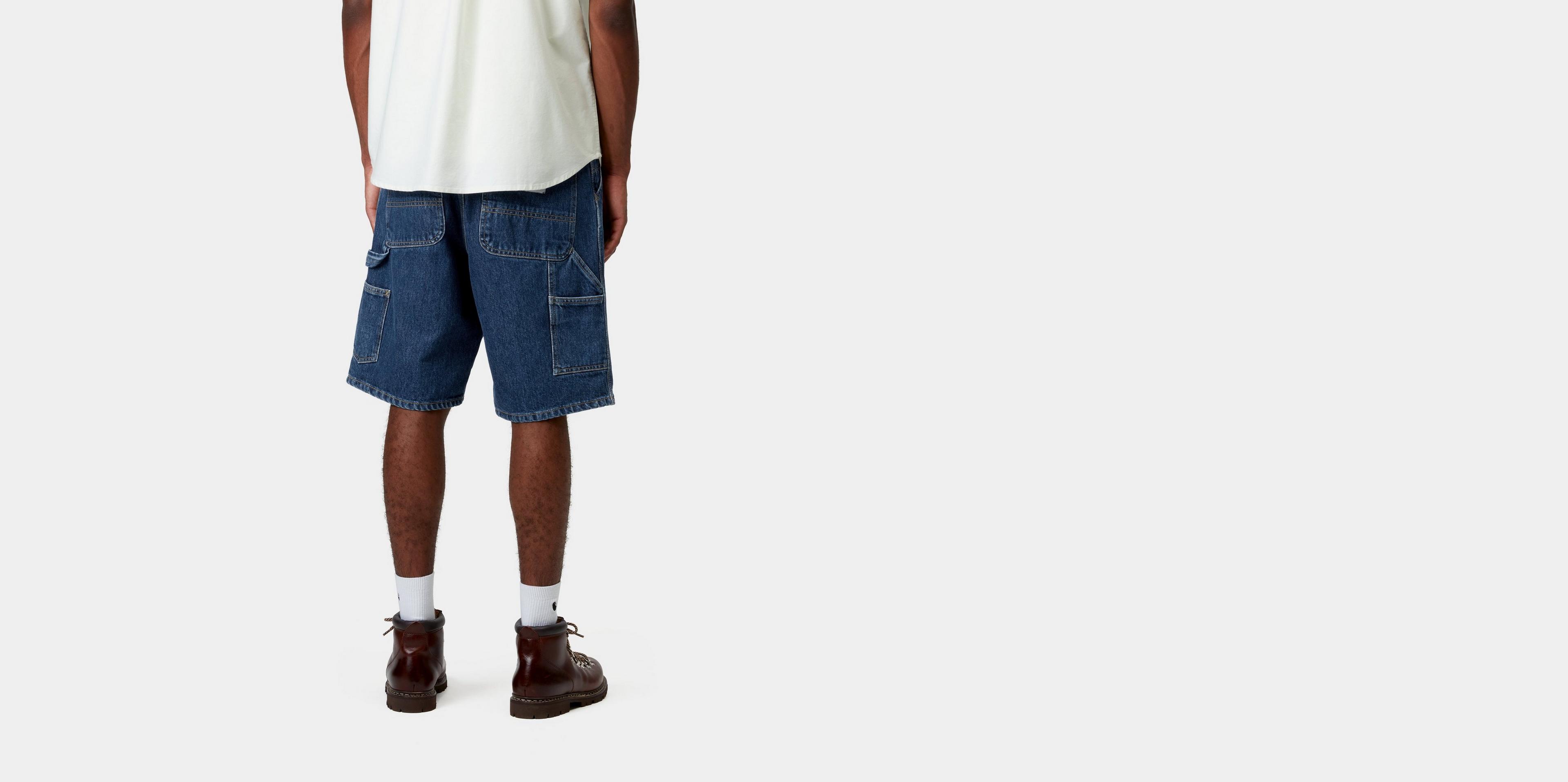 パンツ Carhartt WIP Single Knee Short - Denim Shop Carhartt WIP Single Knee Denim Shorts on Sale at