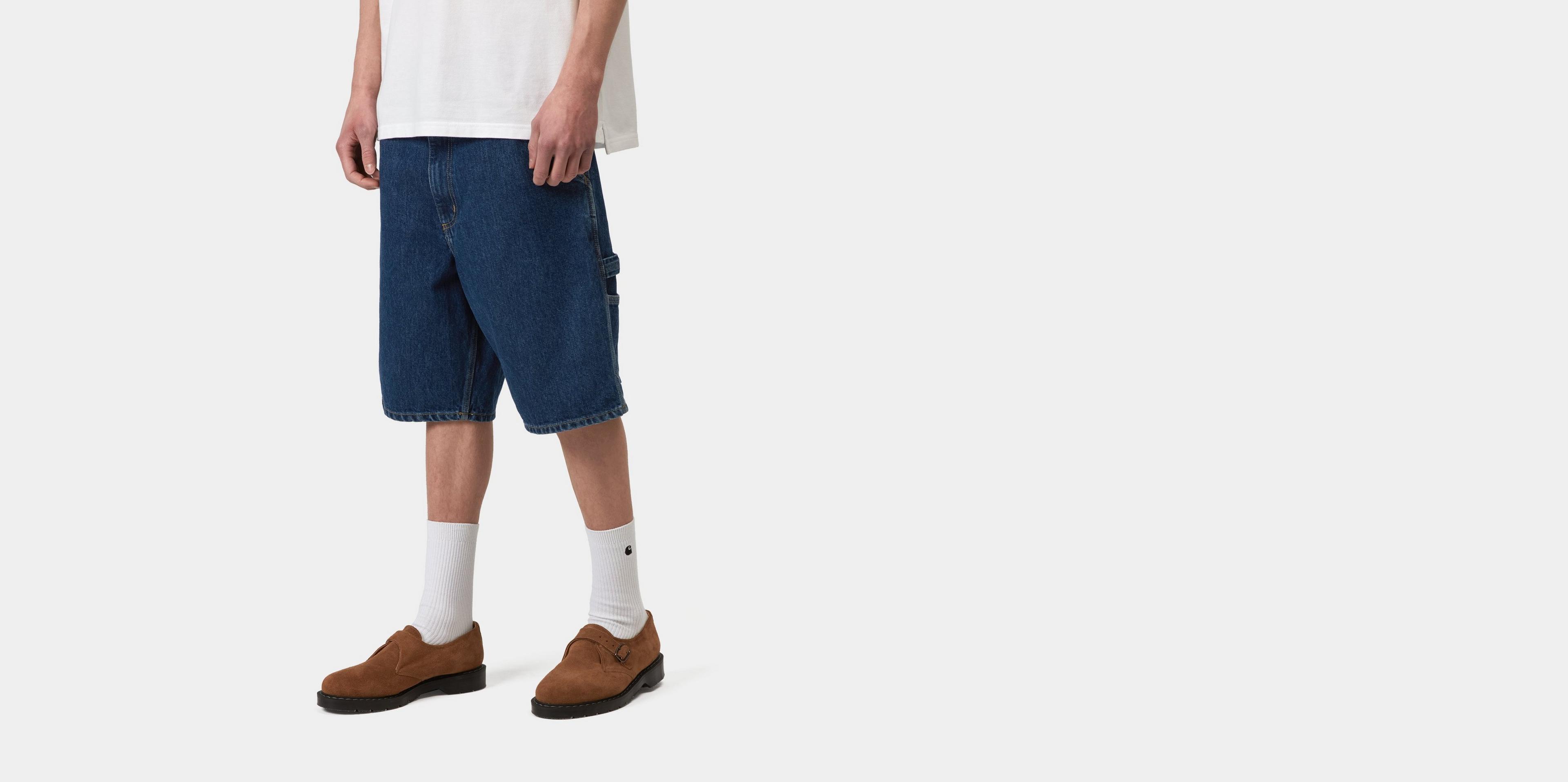 Carhartt WIP Single Knee Short, Blue | Official Online Store