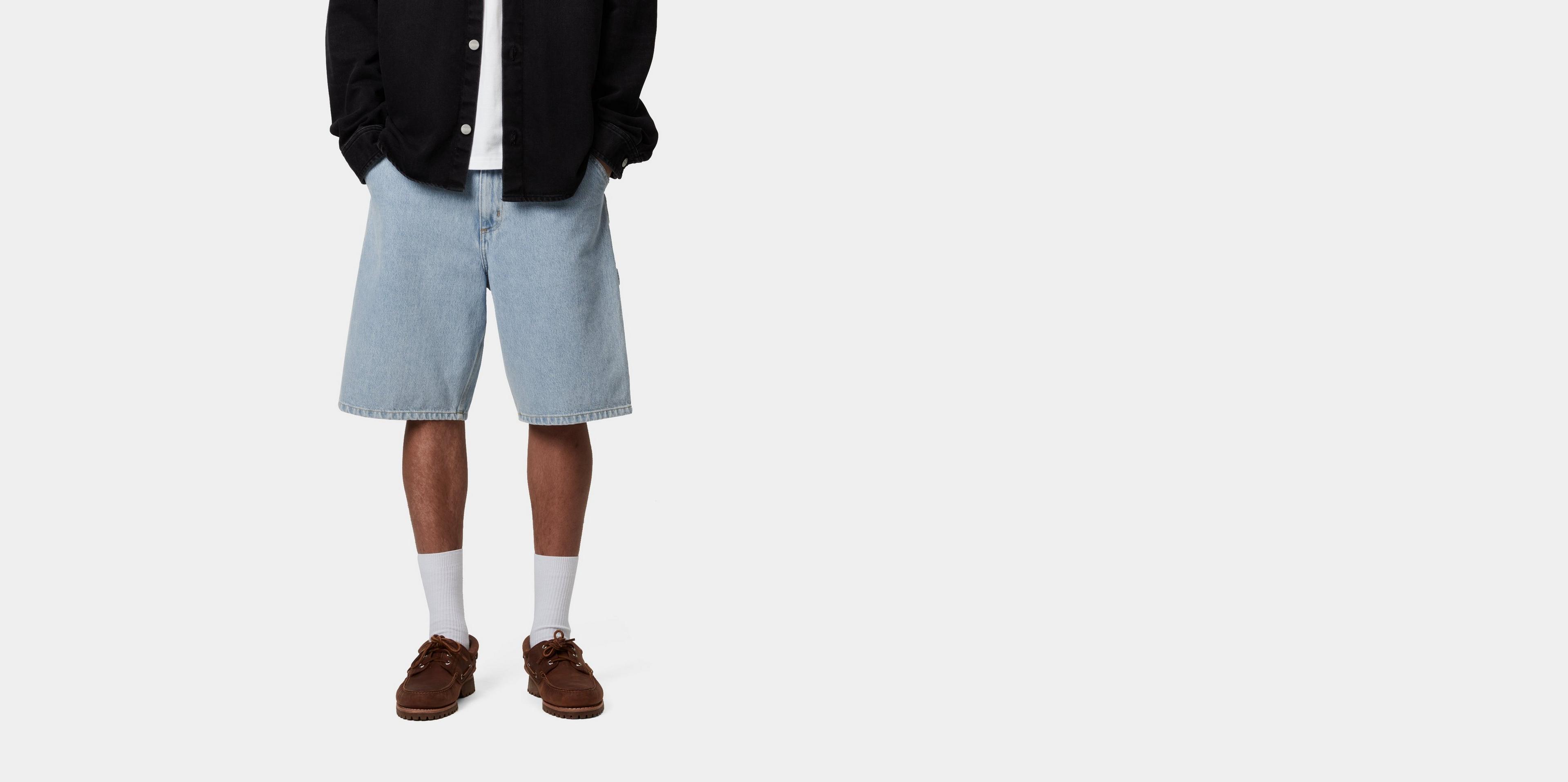Carhartt WIP Single Knee Short, Blue | Official Online Store