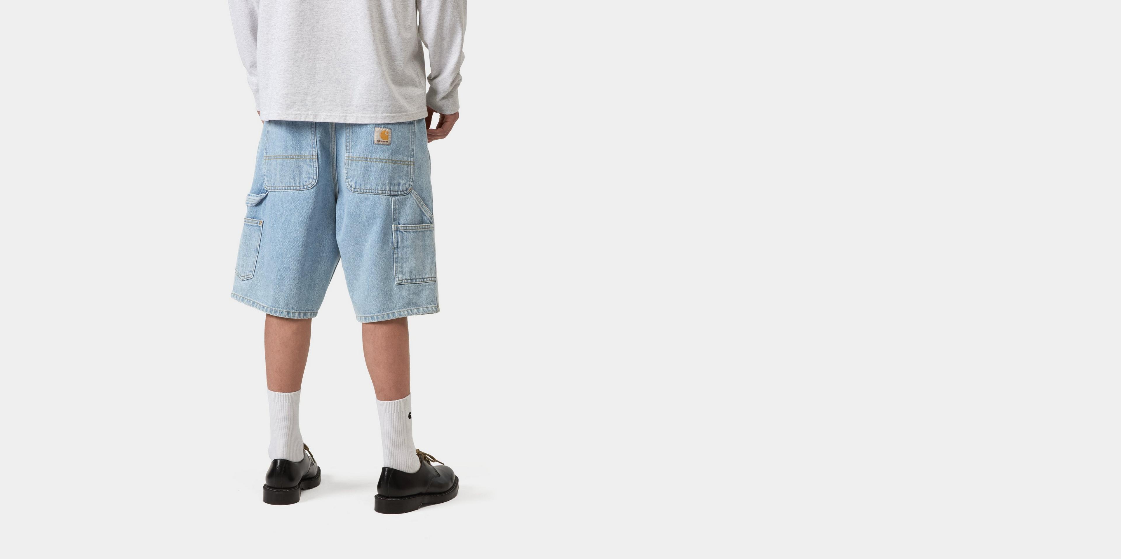 Carhartt WIP Single Knee Short, Blue | Official Online Store