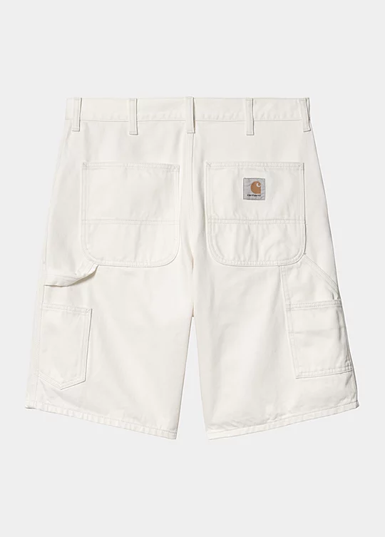 Carhartt WIP Single Knee Short in White
