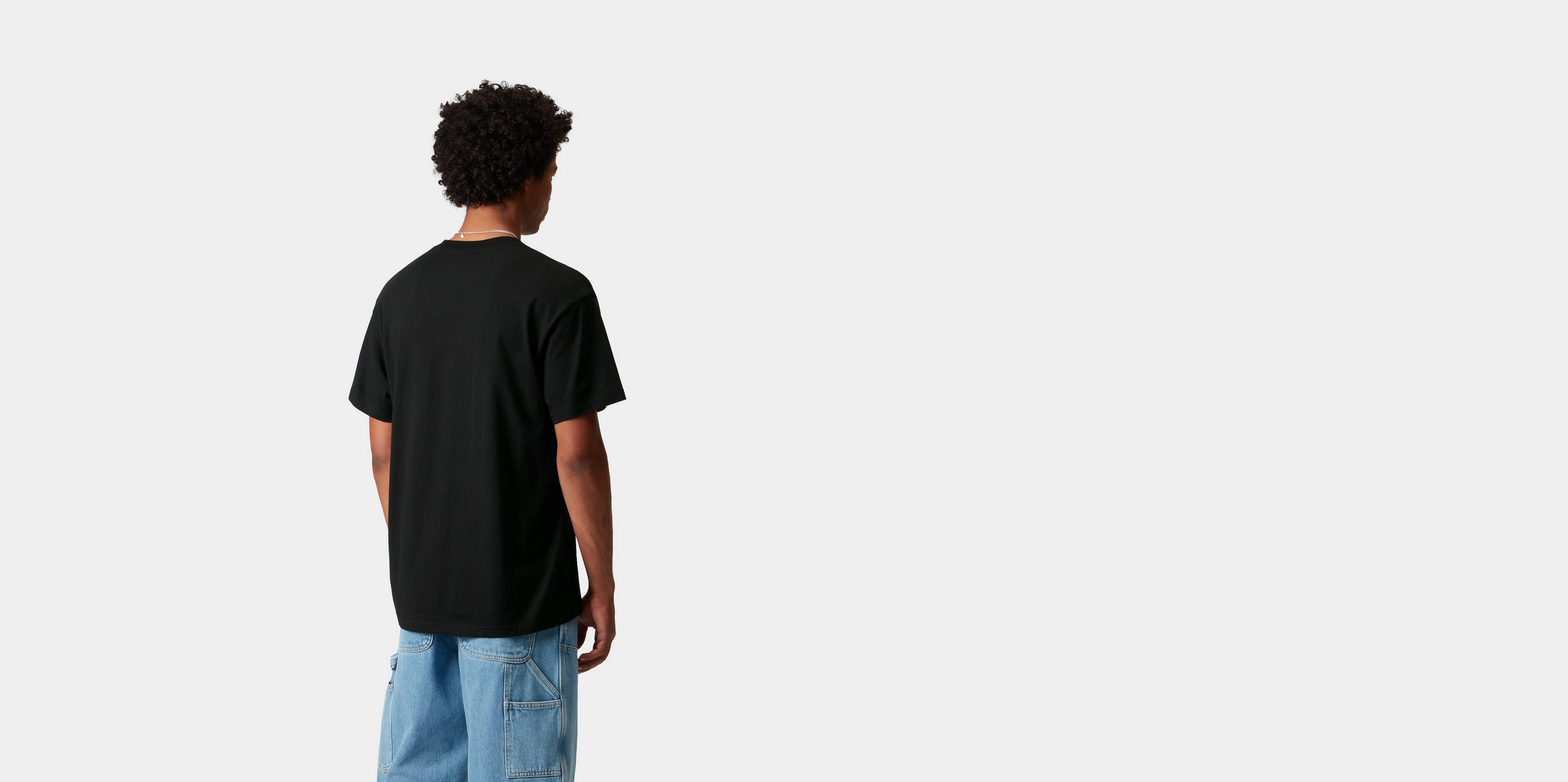 【Carhartt】 ★ W S/S POCKET HEART T-SHIRT ★ 4 COLORS Carhartt WIP S/S Pocket Heart T-Shirt, White / Black
