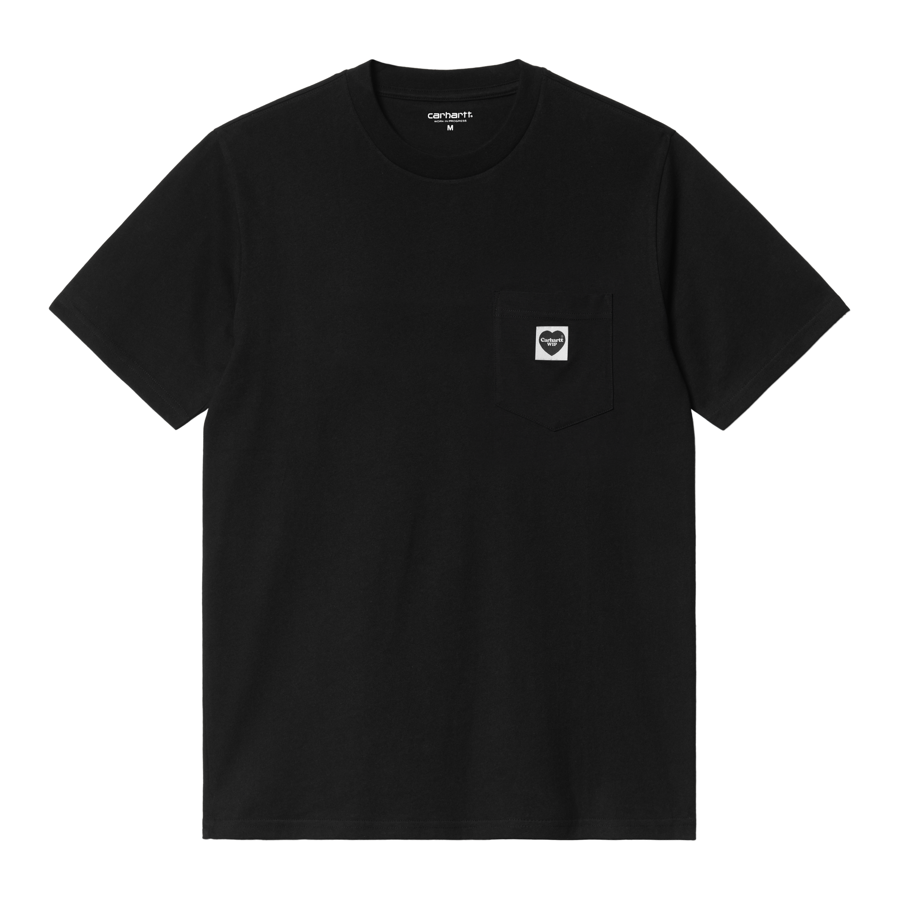 Carhartt WIP S/S Pocket Heart T-Shirt, Black / Black