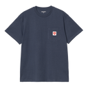 Carhartt WIP S/S Pocket Heart T-Shirt, Black / Red