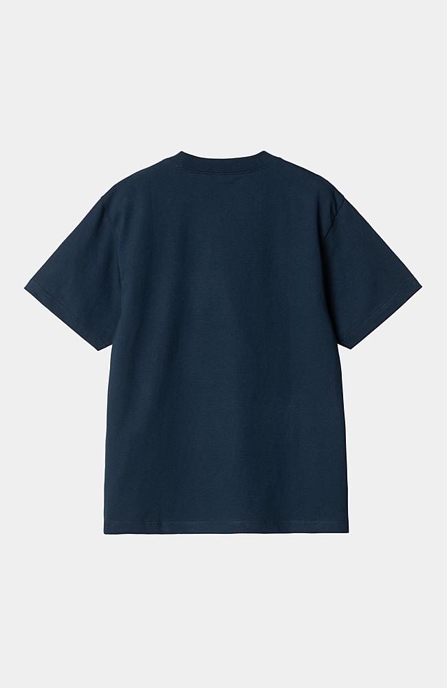 【Carhartt】 S/S POCKET HEART T-SHIRT R6160 Carhartt WIP W' S/S Pocket Heart T-Shirt, Ink / Red