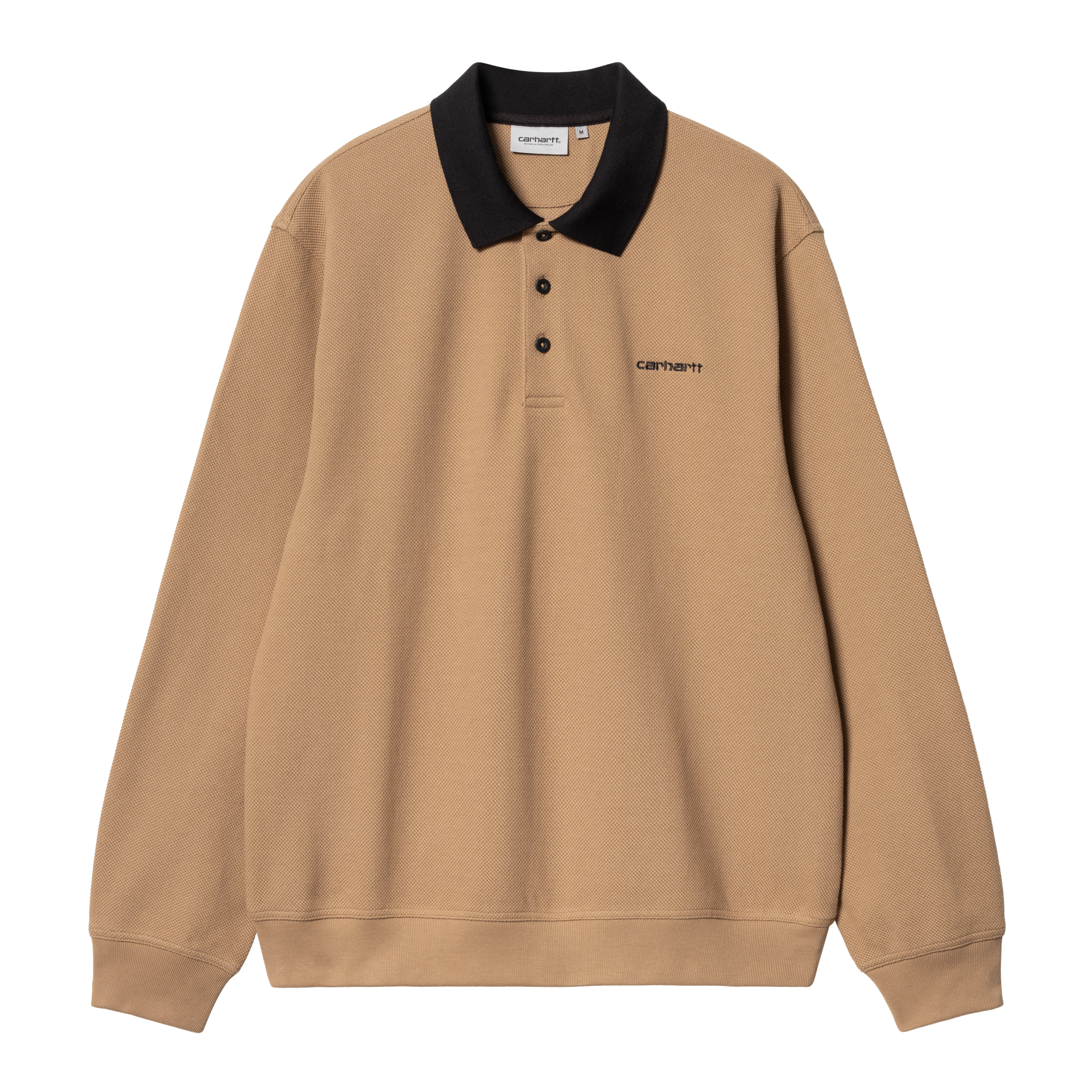 Carhartt WIP Long Sleeve Vance Rugby Shirt en Marrón