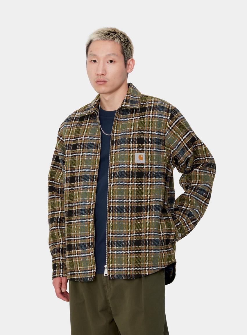 Carhartt WIP Stroy Shirt Jac, Stroy Check, Black | Official Carhartt WIP Stroy Shirt Jac, Stroy Check, Black | Official
