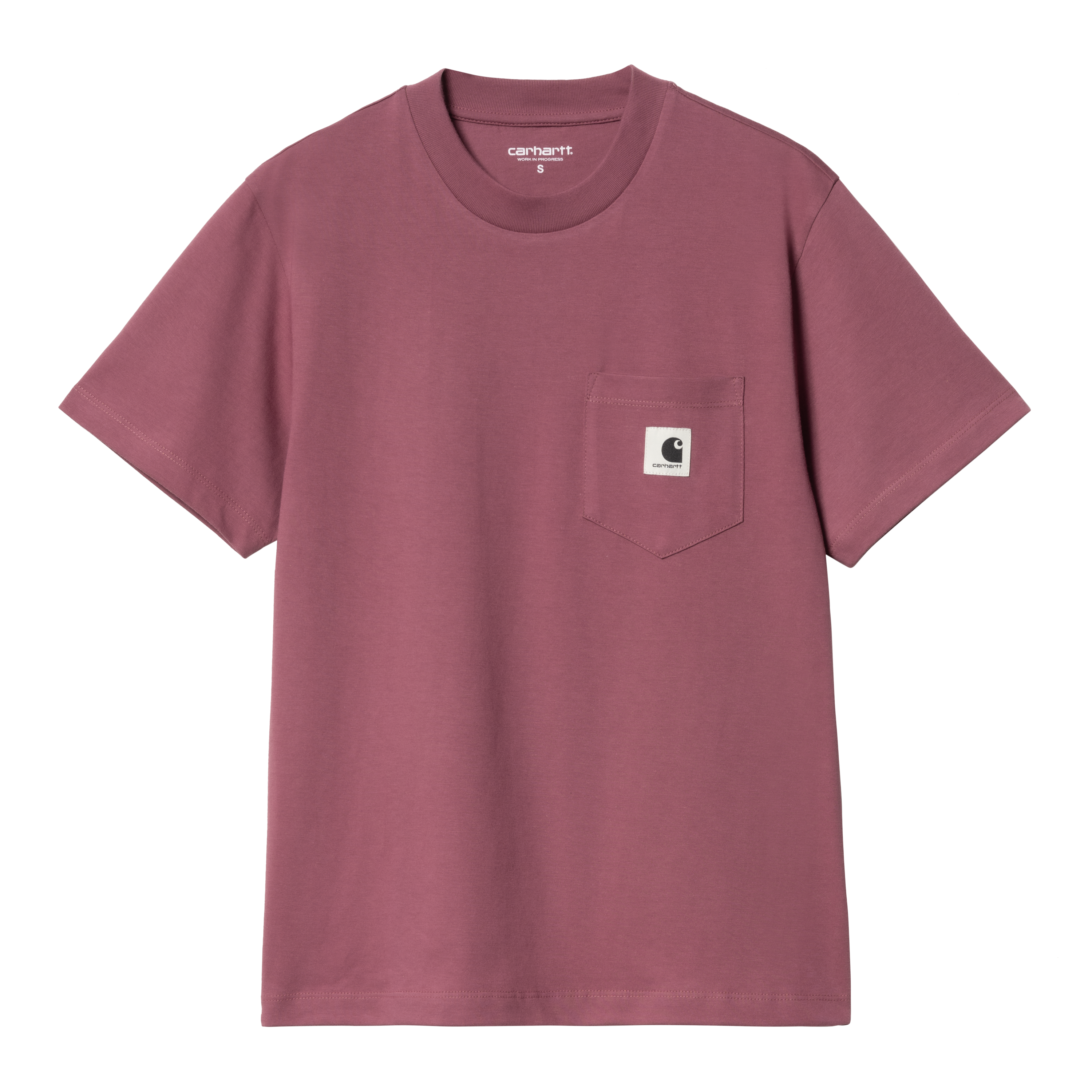 Carhartt WIP Women’s Short Sleeve Pocket T-Shirt in Pink