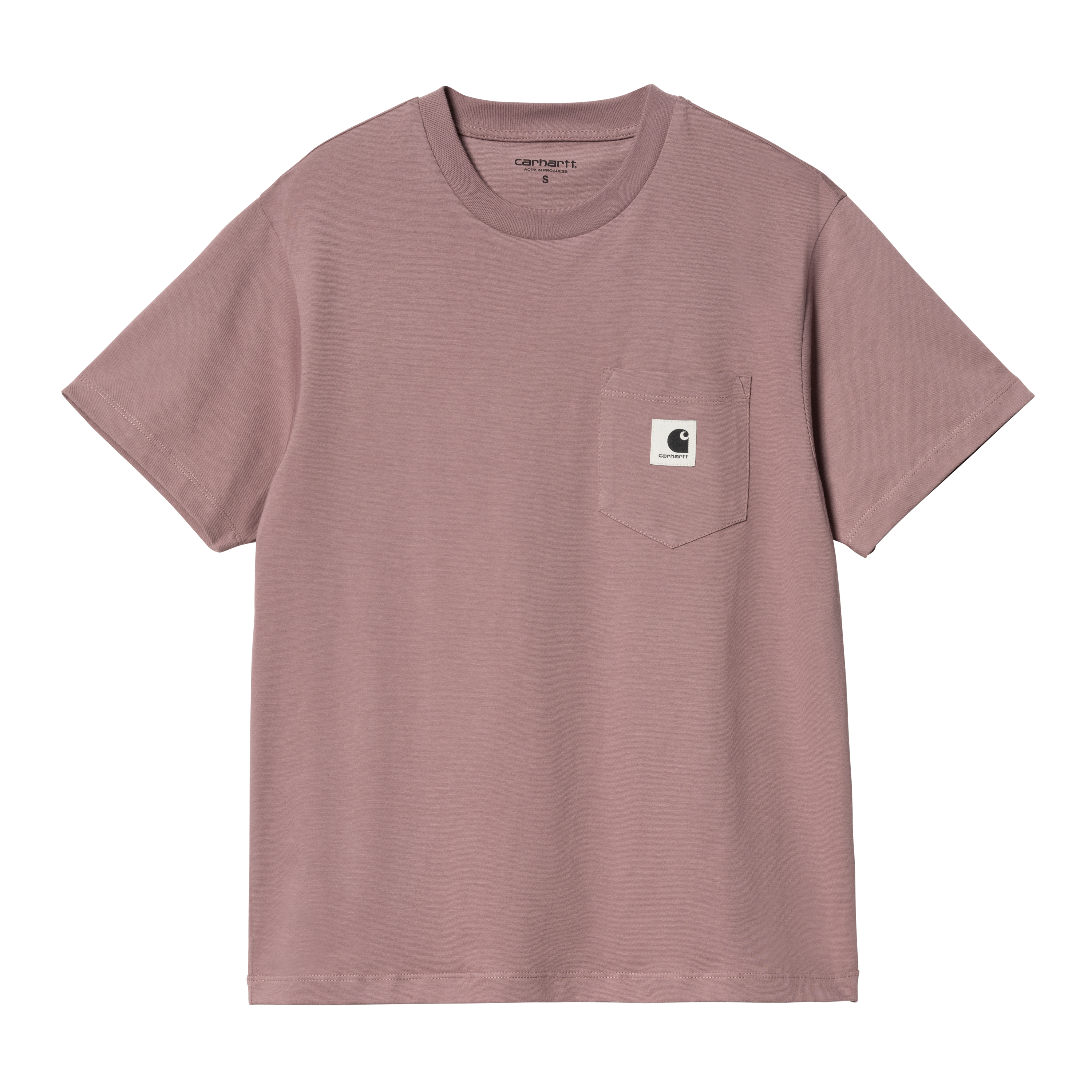 Carhartt WIP Women’s Short Sleeve Pocket T-Shirt in Pink