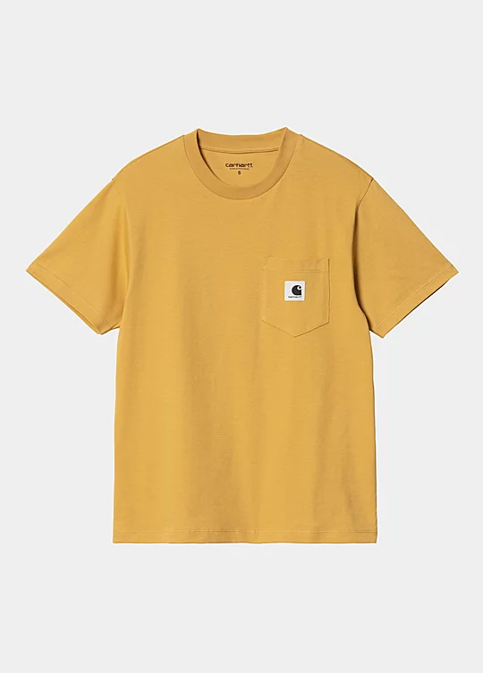 Carhartt WIP Women’s Short Sleeve Pocket T-Shirt in Gelb