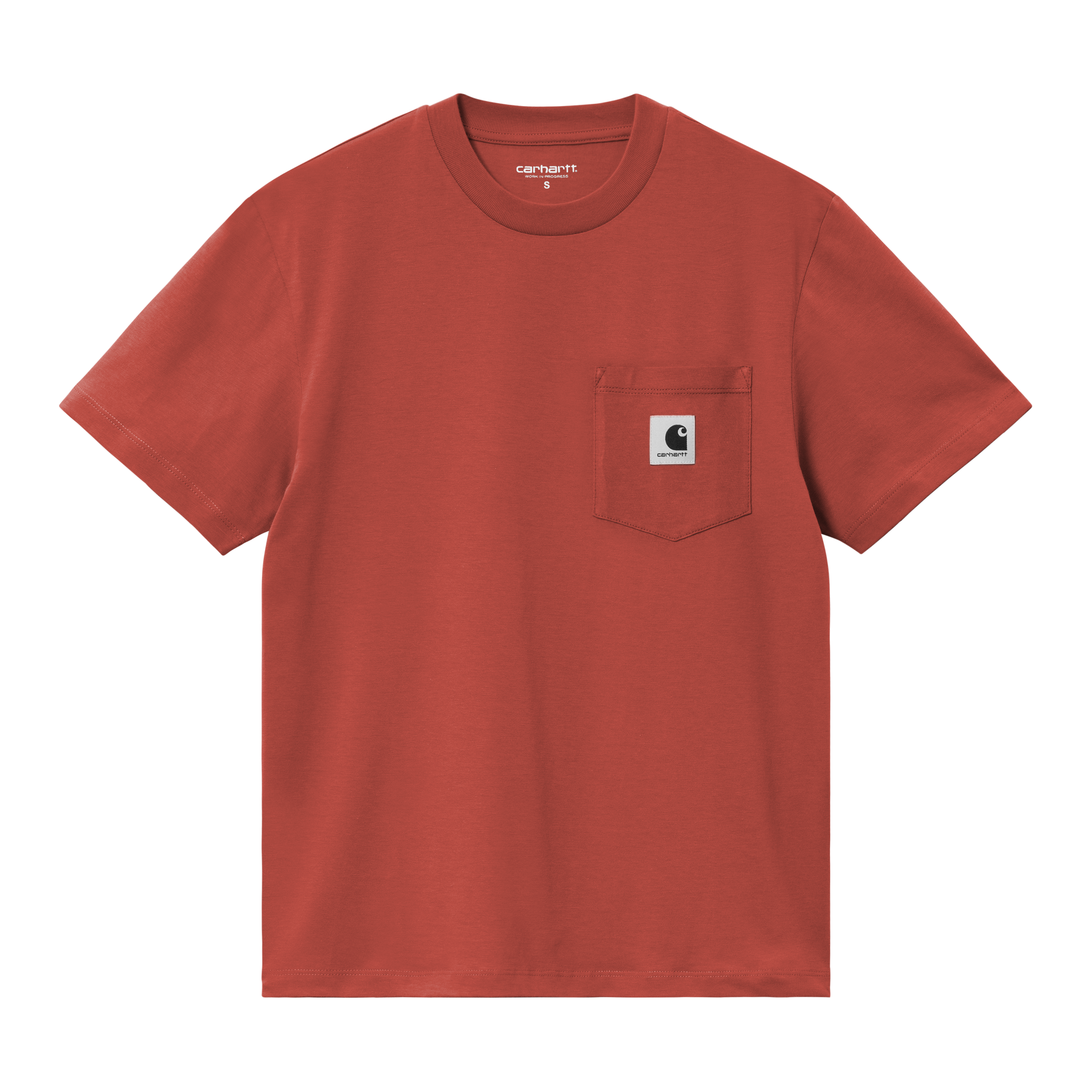 Carhartt WIP Women’s Short Sleeve Pocket T-Shirt in Red