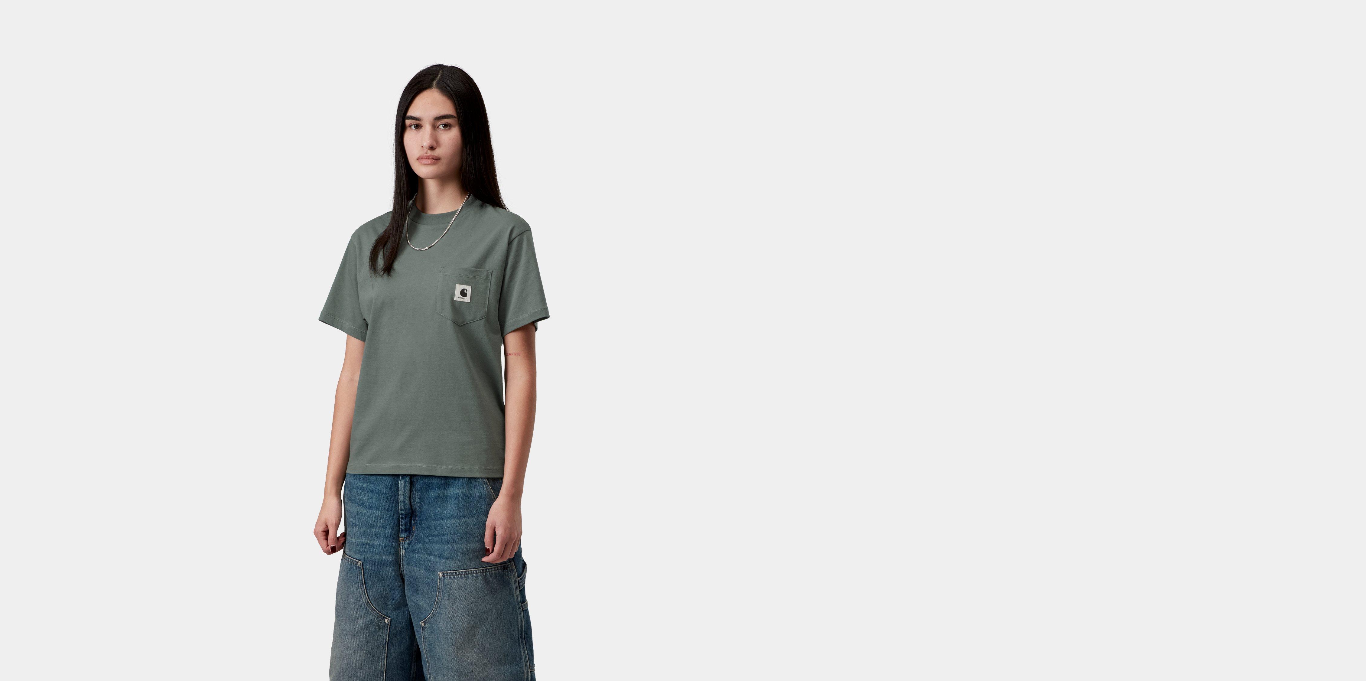 Carhartt WIP W' S/S Pocket T-Shirt Velvet Green | L | Women