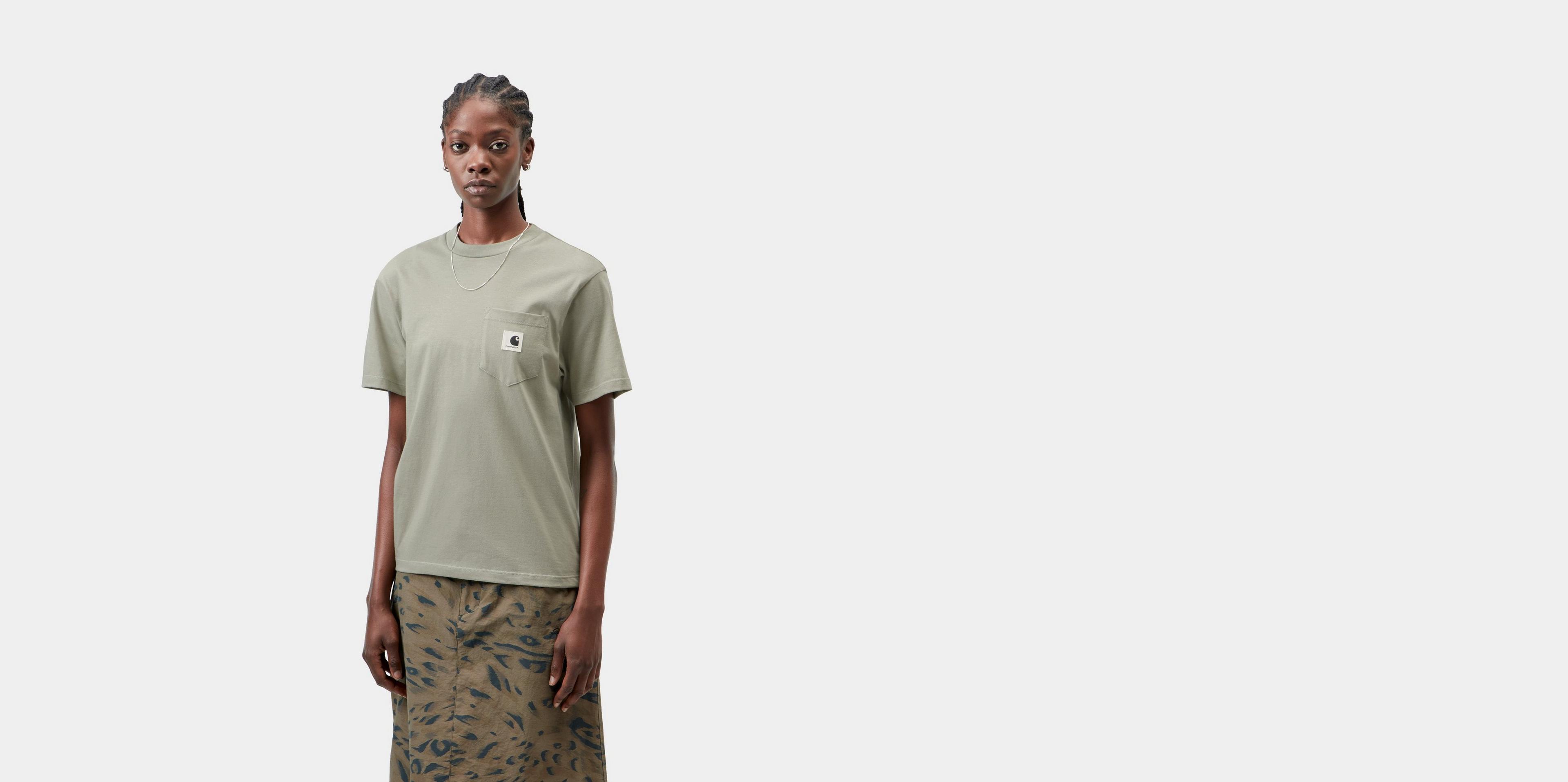 CARHARTT WIP L/S COLEWOOD SHIRT カーキ Carhartt WIP Women's S/S Pocket T-Shirt, Shady Green | Official