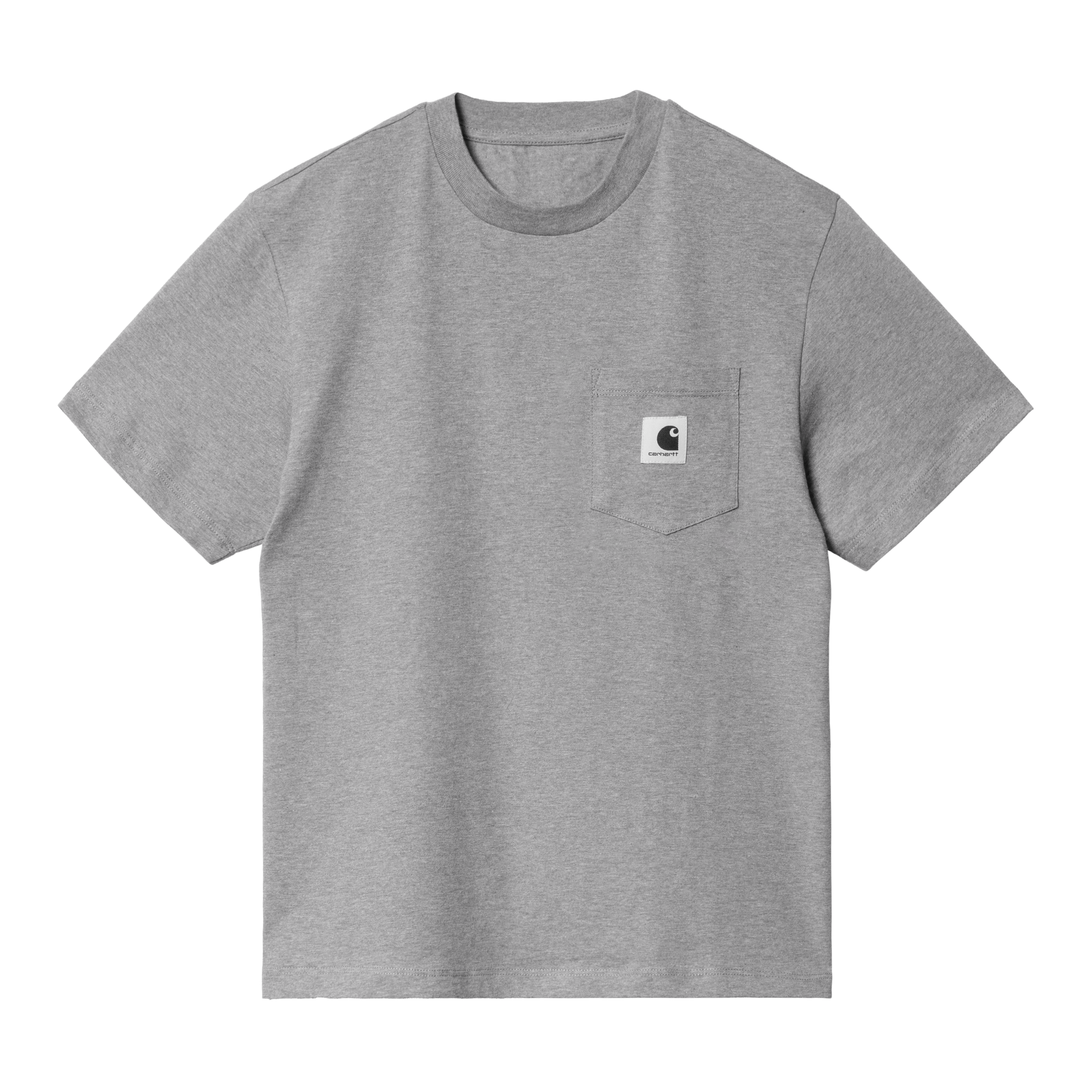 Carhartt WIP Women’s Short Sleeve Pocket T-Shirt in Grey