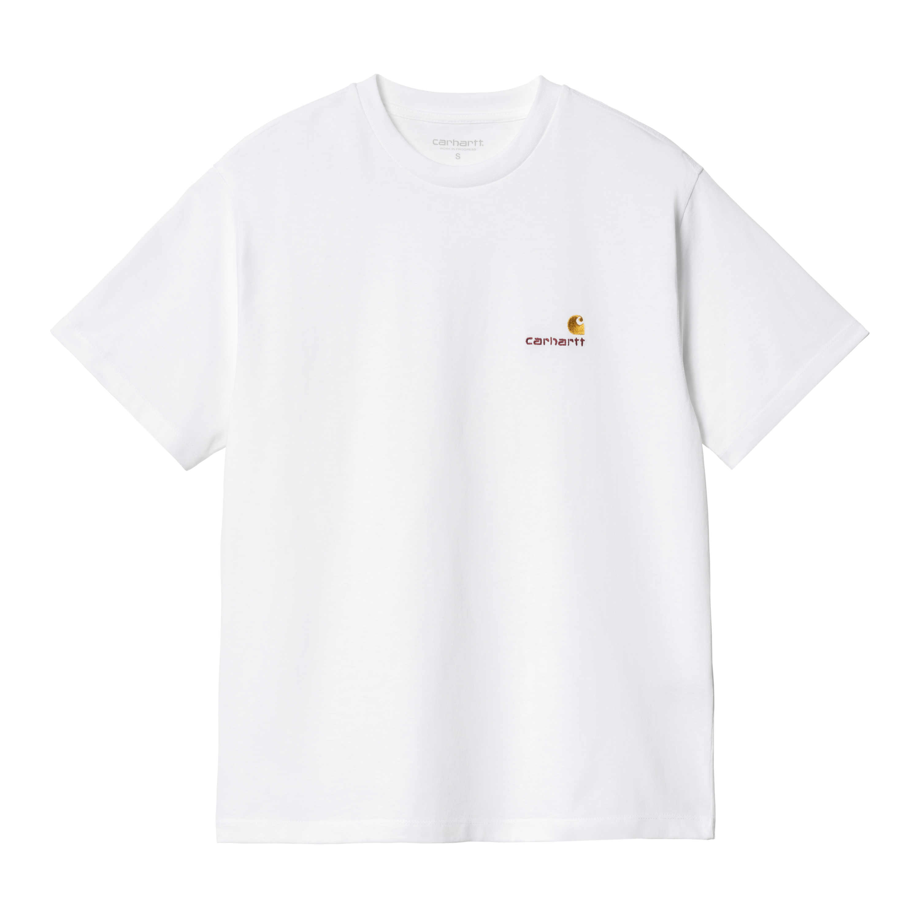Carhartt WIP Women’s Short Sleeve American Script T-Shirt Blanc