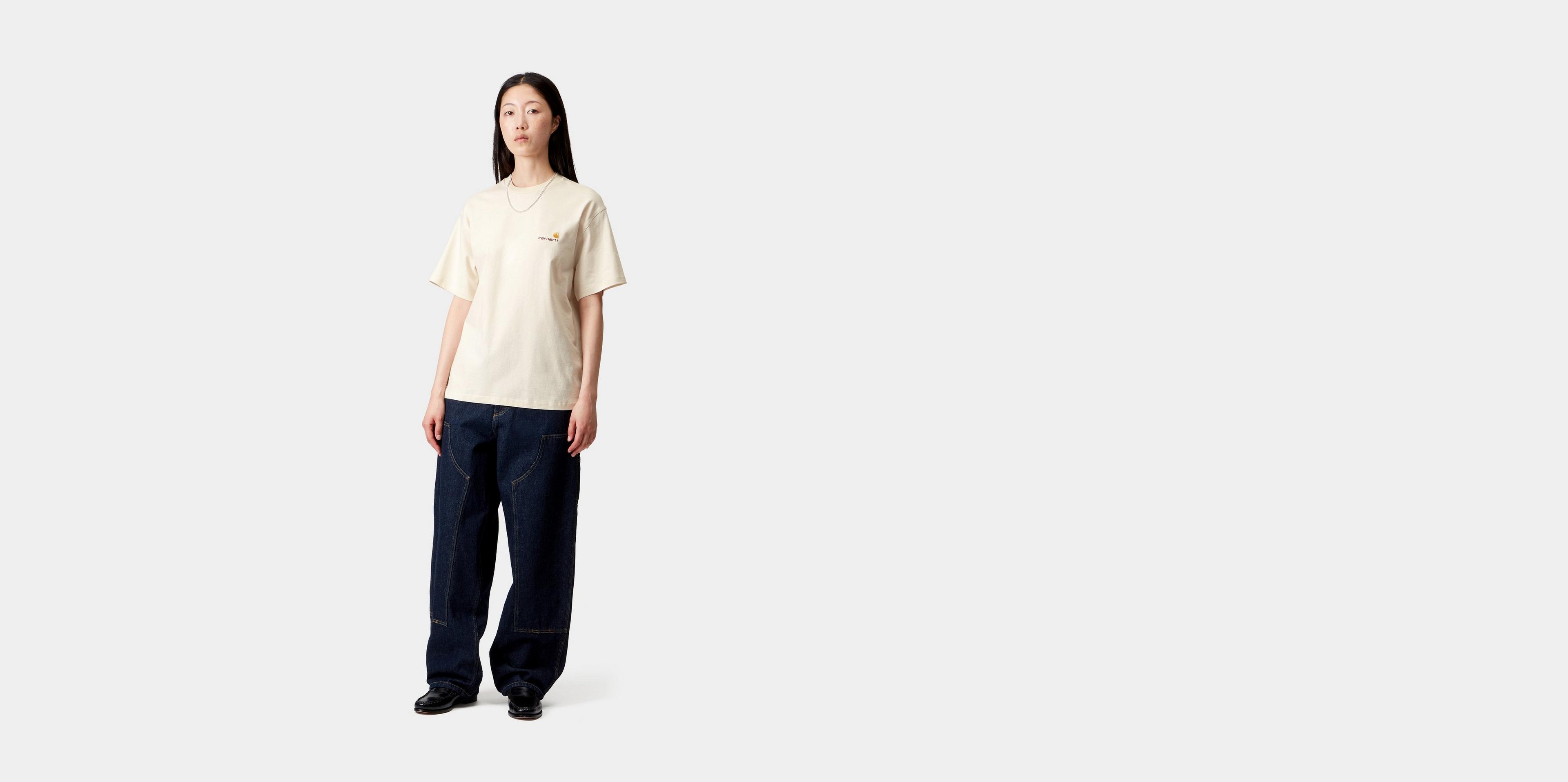 Carhartt WIP W' S/S American Script T-Shirt, Natural
