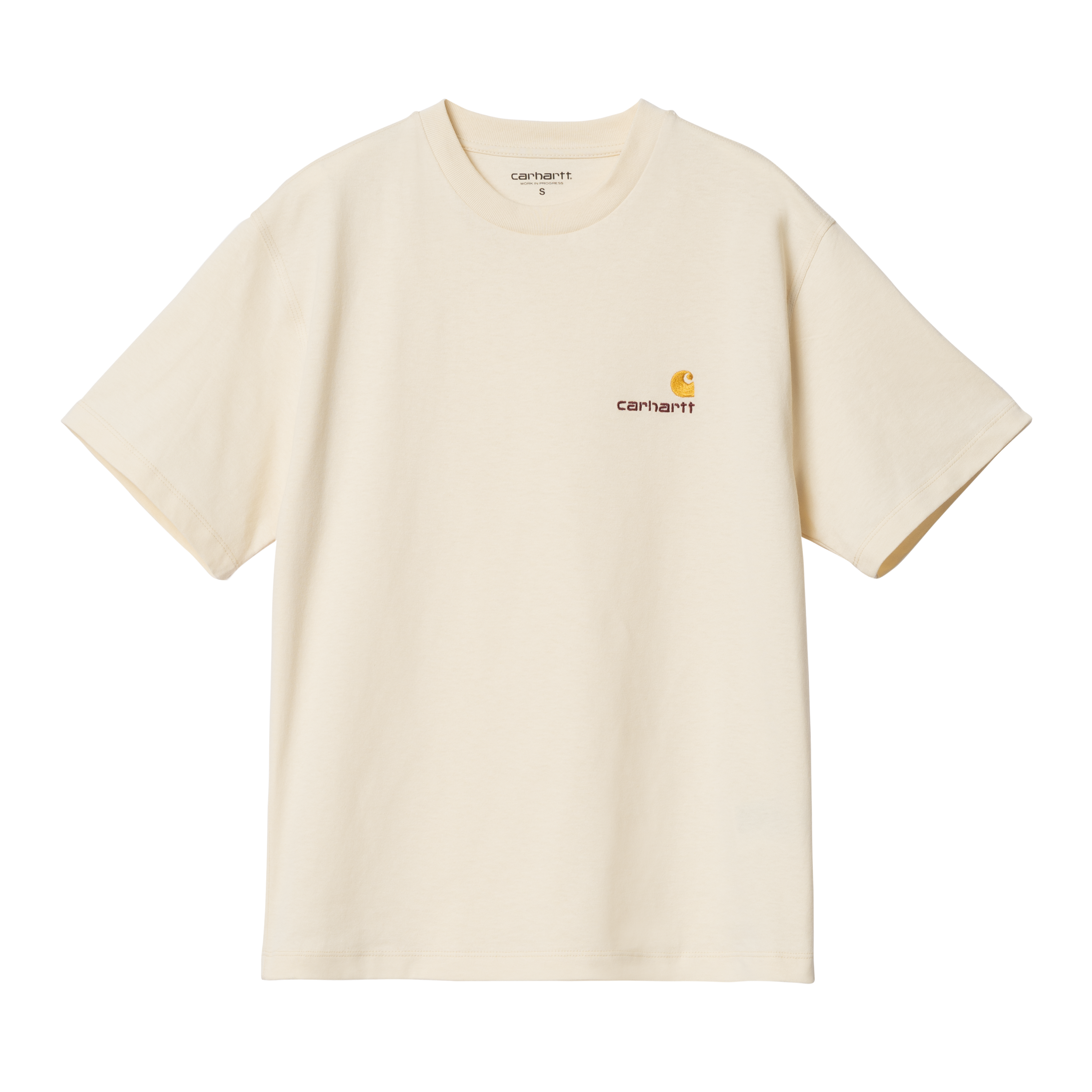 Carhartt WIP W' S/S American Script T-Shirt, Natural