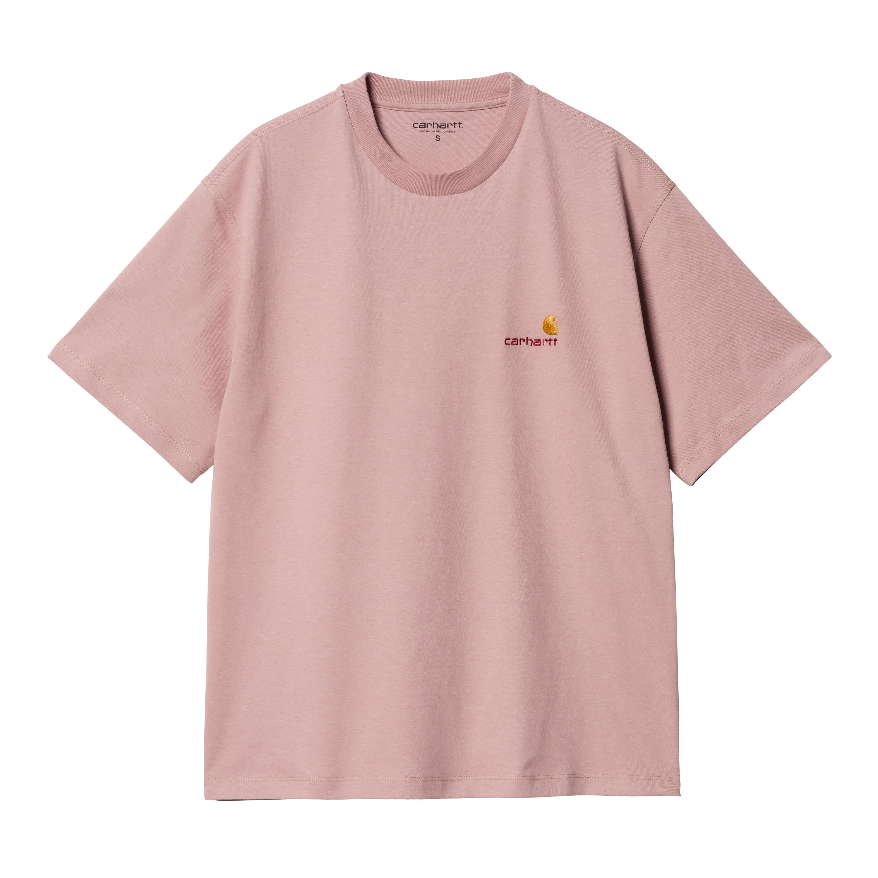 Carhartt WIP Women’s Short Sleeve American Script T-Shirt Rose