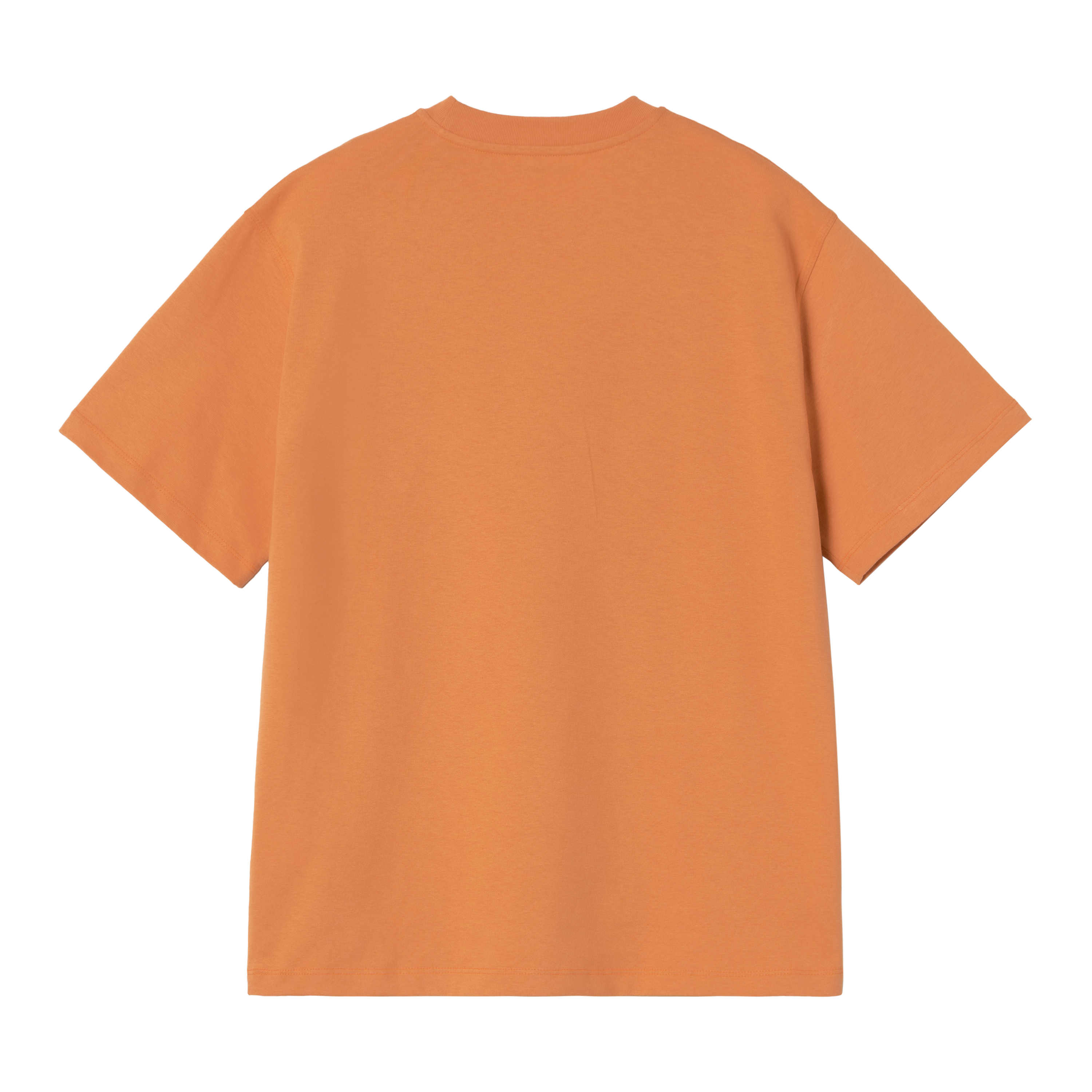 Carhartt WIP Women’s Short Sleeve American Script T-Shirt in Orange