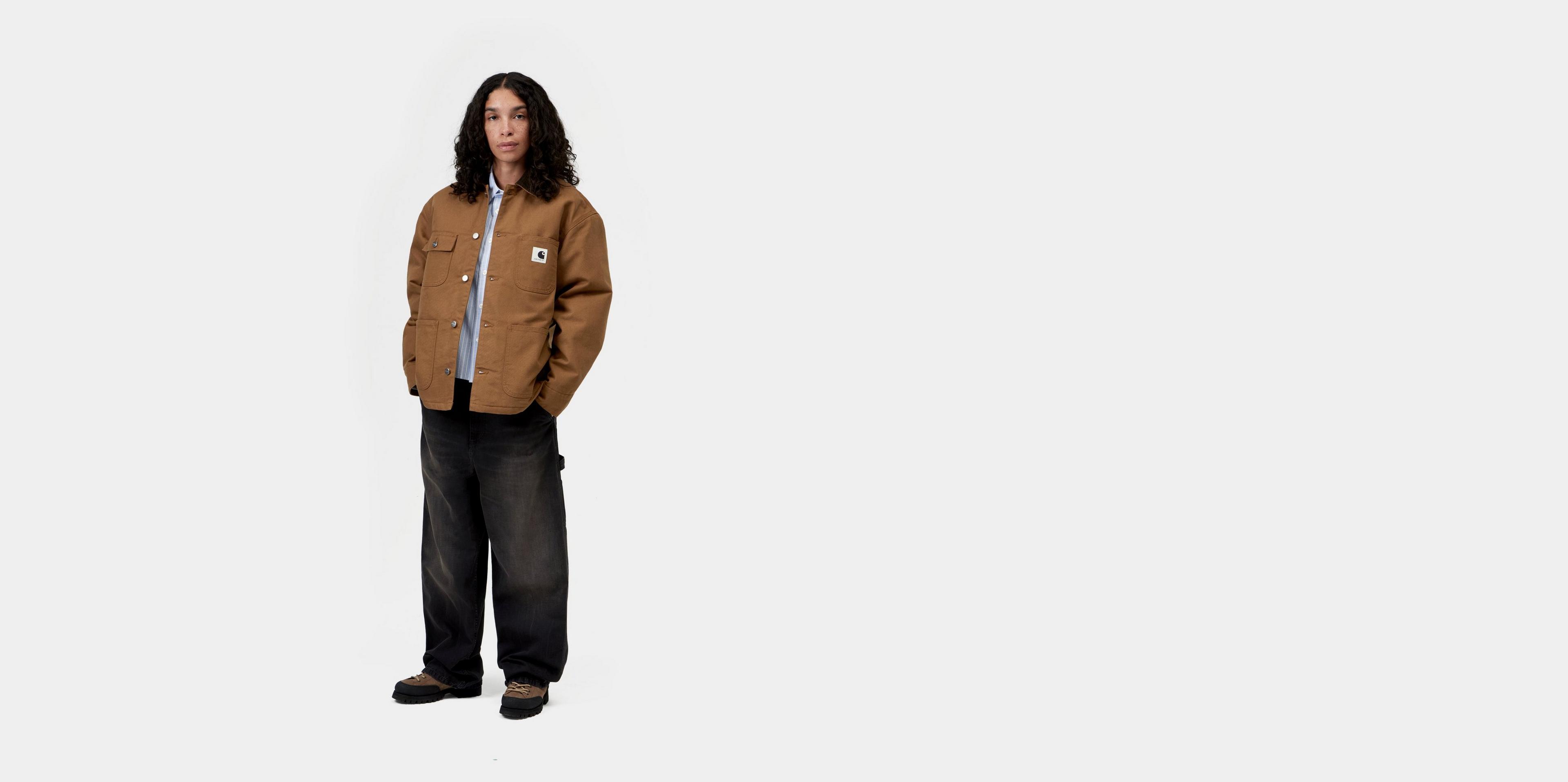 【美品】Carhartt WIP カーハート MICHIGAN COAT Carhartt WIP Women's OG Michigan Coat, WIP H Brown / Tobacco