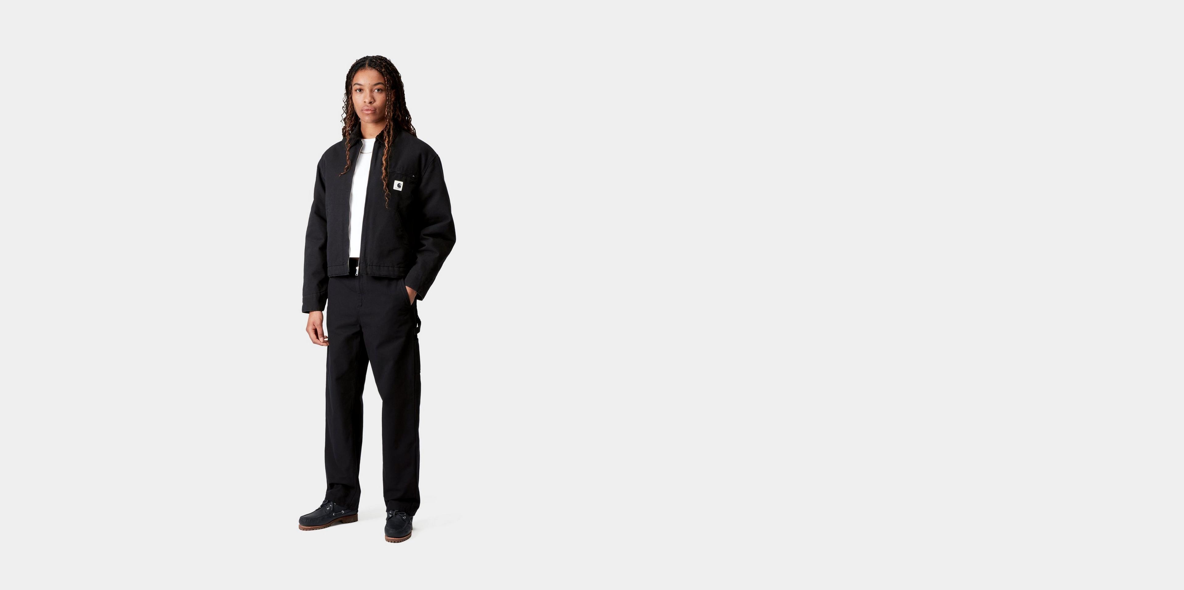 Carhartt WIP OG Detroit Jacket 黒 Carhartt WIP OG Detroit Jacket (Winter) | Black (aged canvas