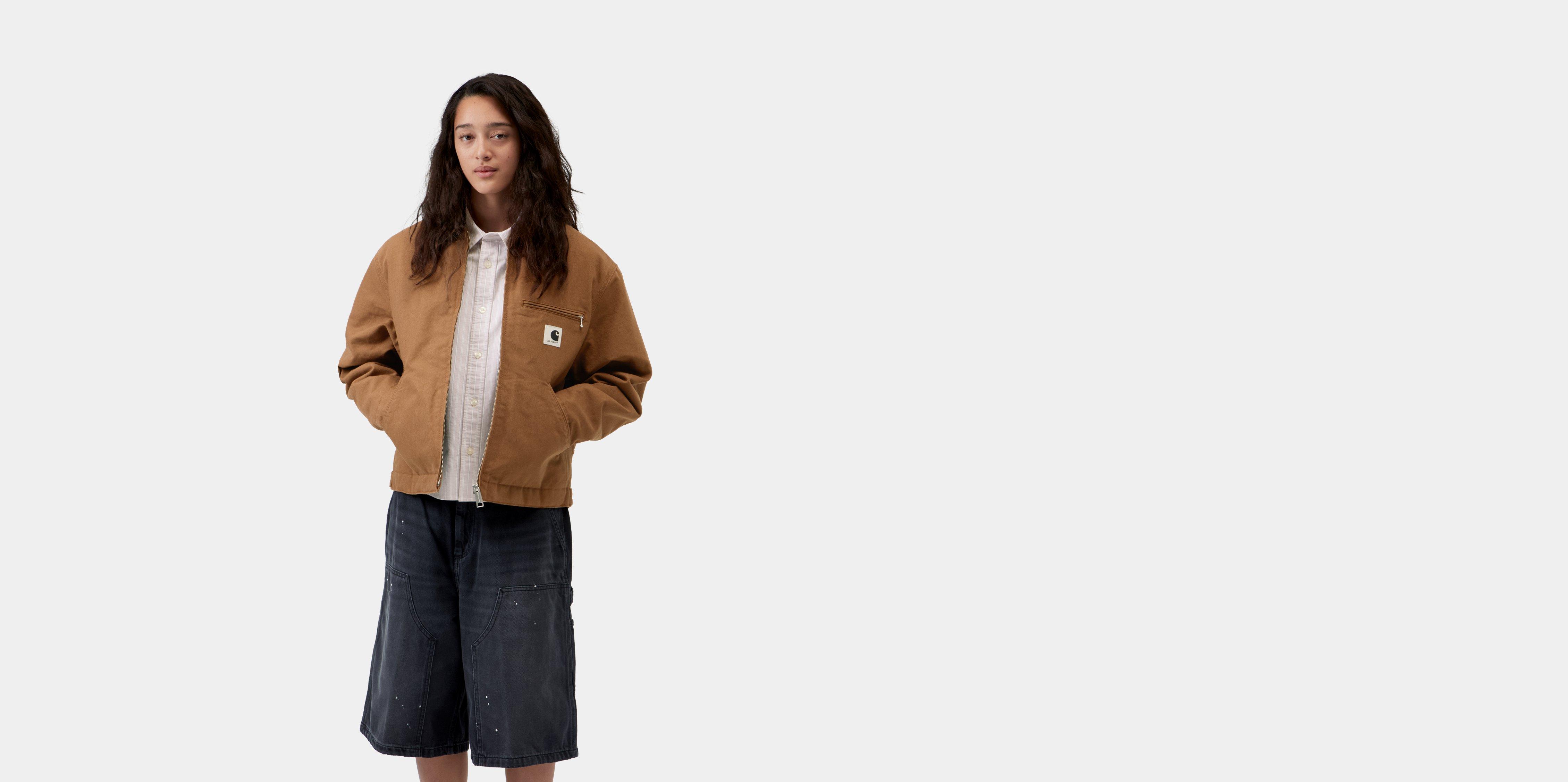 Carhartt WIP W' OG Detroit Jacket (Winter) WIP H Brown / Tobacco rinsed | XS | Women