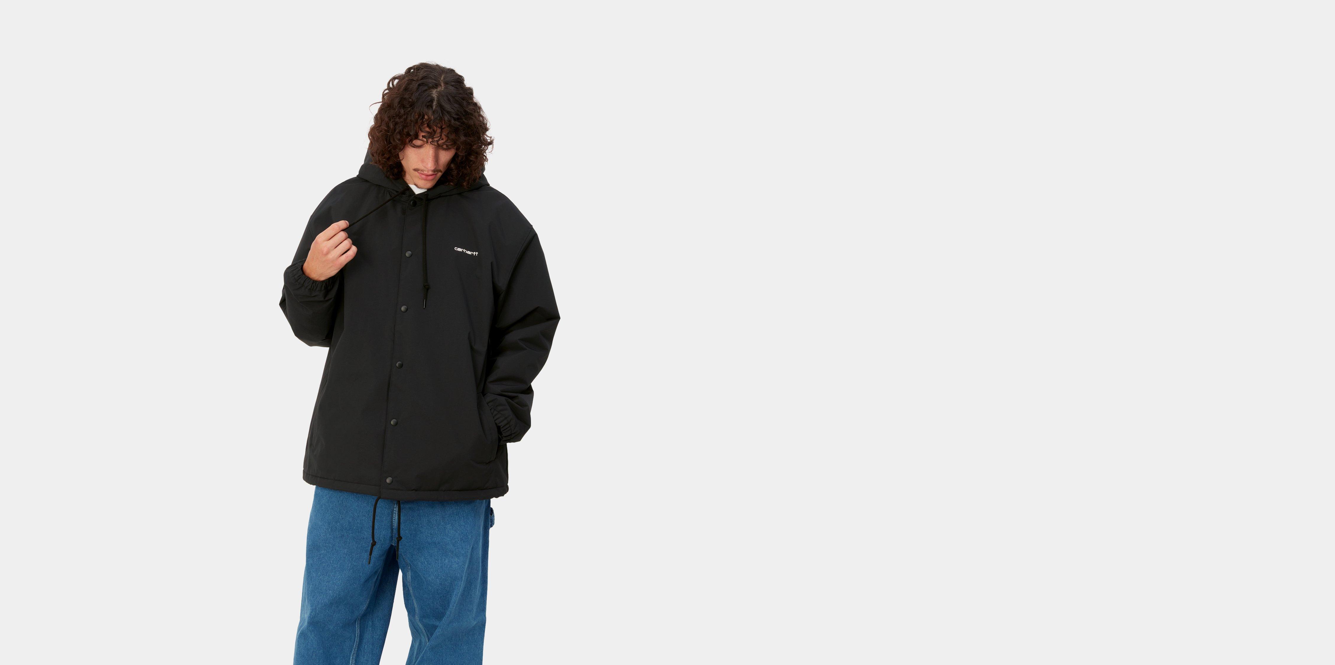 Carhartt black jacket with hood online