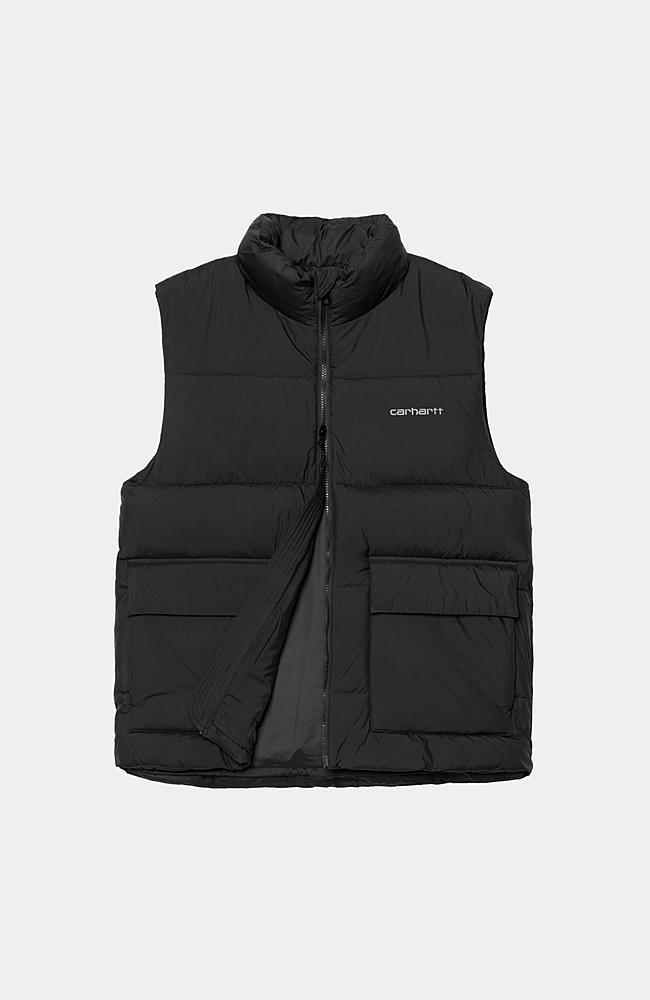 Carhartt WIP CLASSIC VEST ブラック Carhartt WIP Springfield Vest, Black / Misty Grey | Official