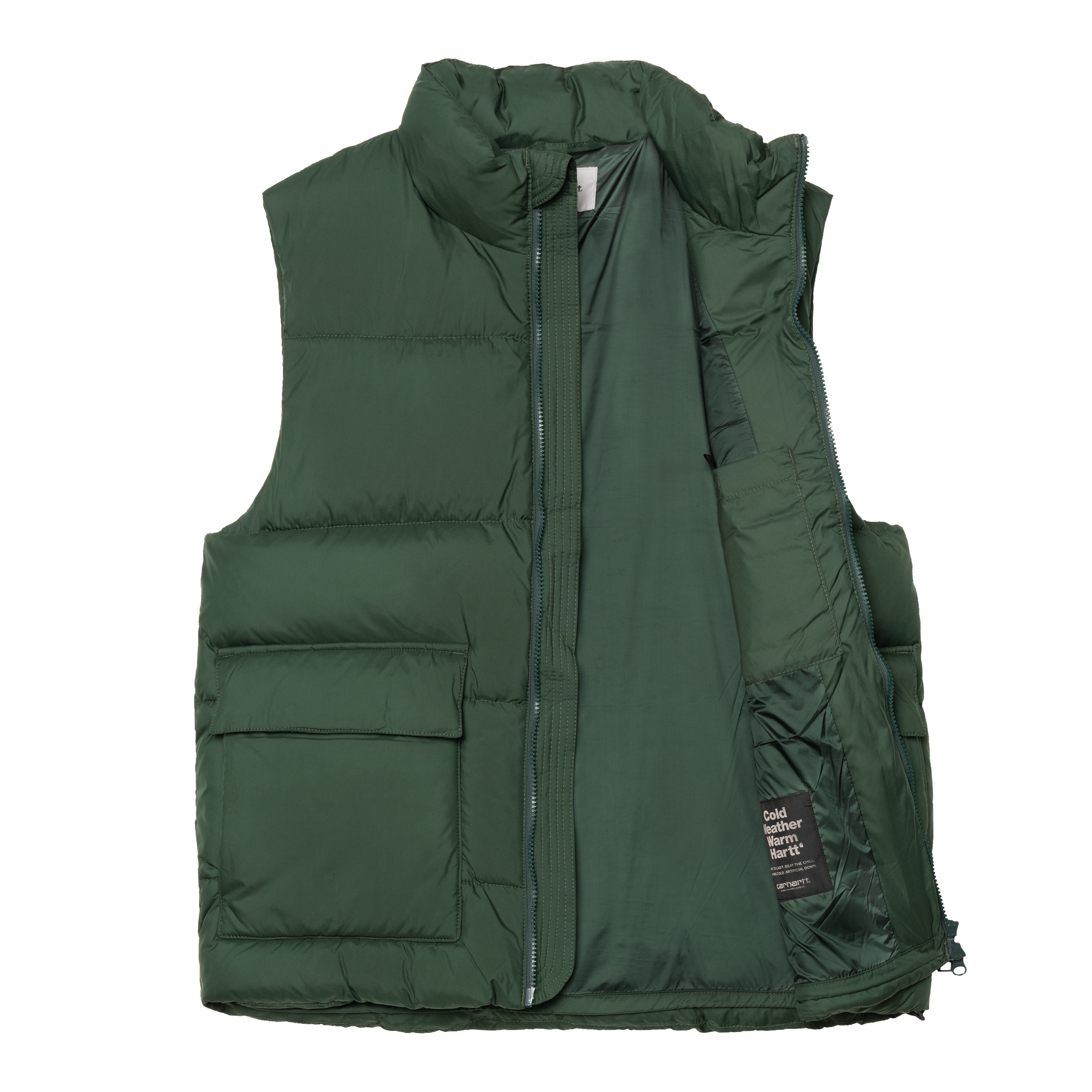 新品 Carhartt WIP HEWITT VEST L GREEN 定価以下 Hewitt Sleeveless Jacket in Green Carhartt WIP