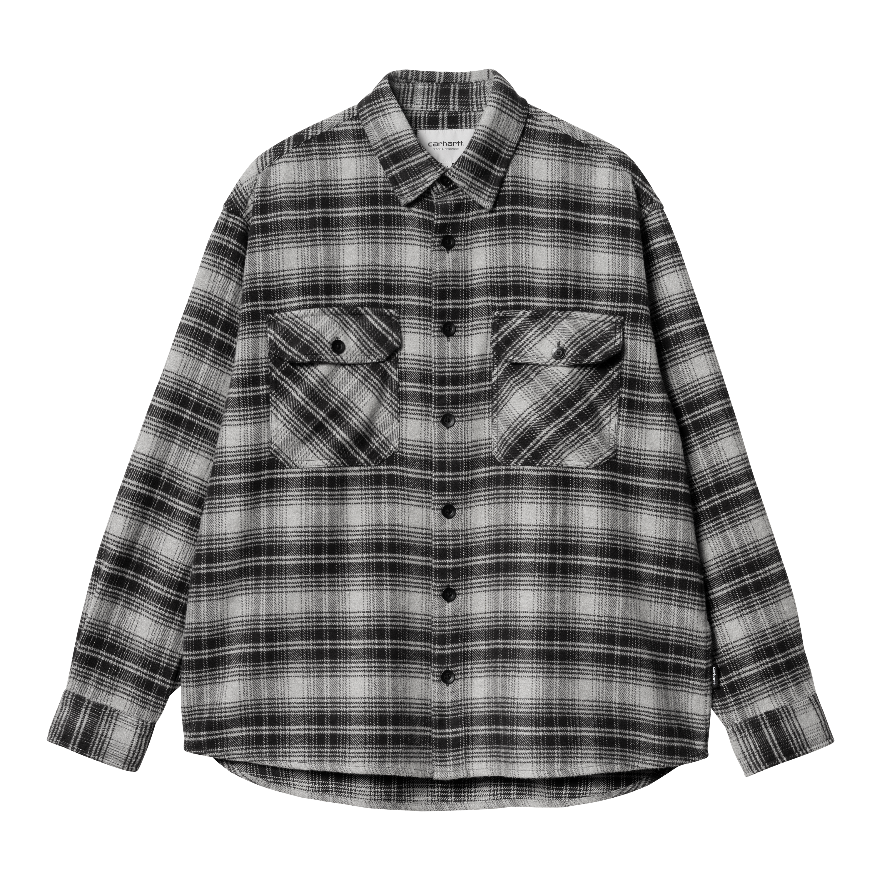 Carhartt WIP Long Sleeve Krenz Shirt in Grey