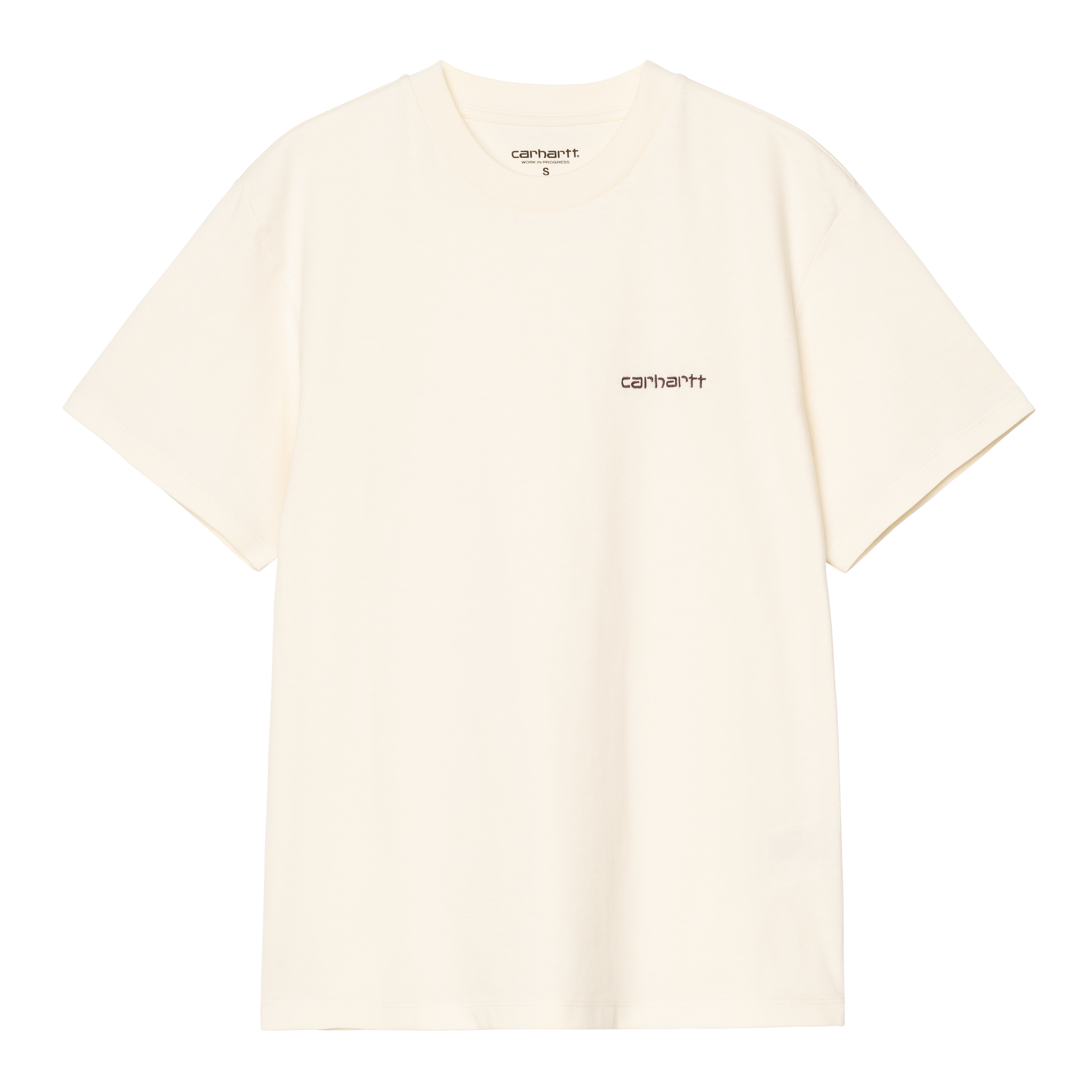 Carhartt WIP W' S/S Script Embroidery T-Shirt Cinnerus / Cozy Purple | beige | S | Women