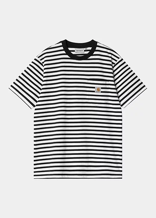 Carhartt WIP Short Sleeve Seidler Pocket T-Shirt en Negro