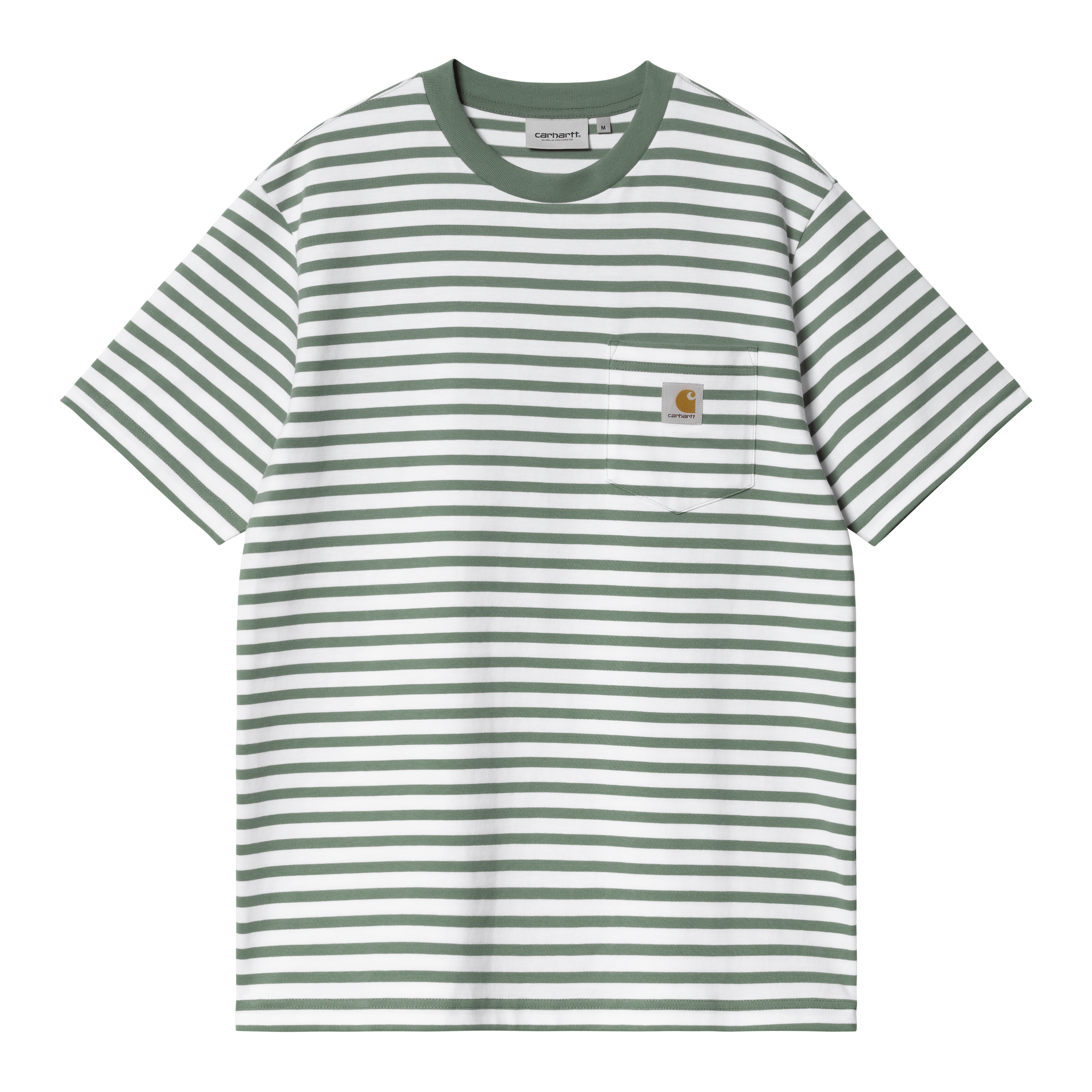 Carhartt WIP Short Sleeve Seidler Pocket T-Shirt em Verde
