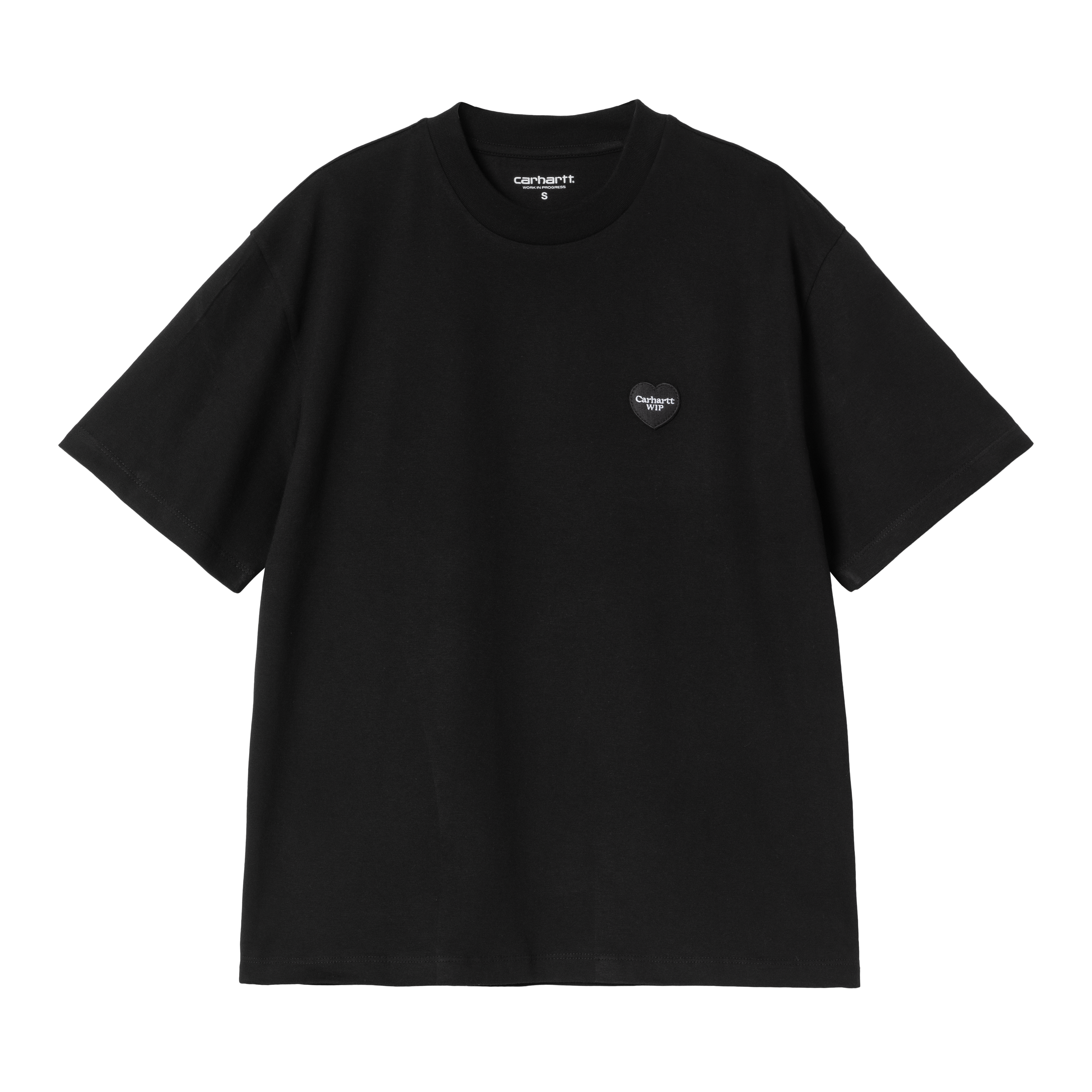 ☆PALACE☆X CARHARTT WIP HEART T-SHIRT BLACK 24FW Palace Carhartt Wip Heart T-Shirt Black - Waffle Or Die