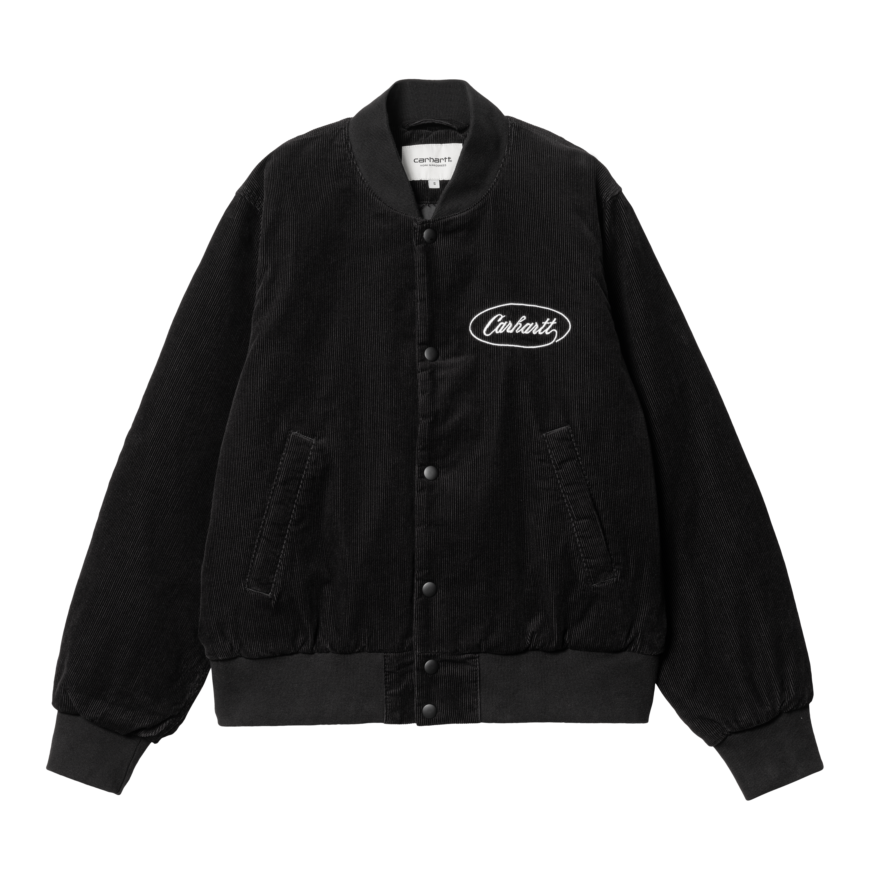 Carhartt WIP Women’s Rugged Letterman Jacket in Black