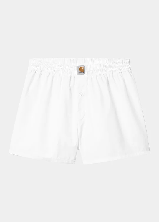 Carhartt WIP Cotton Boxer in Bianco