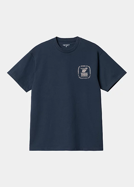 Carhartt WIP Short Sleeve Stamp State T-Shirt in Blue