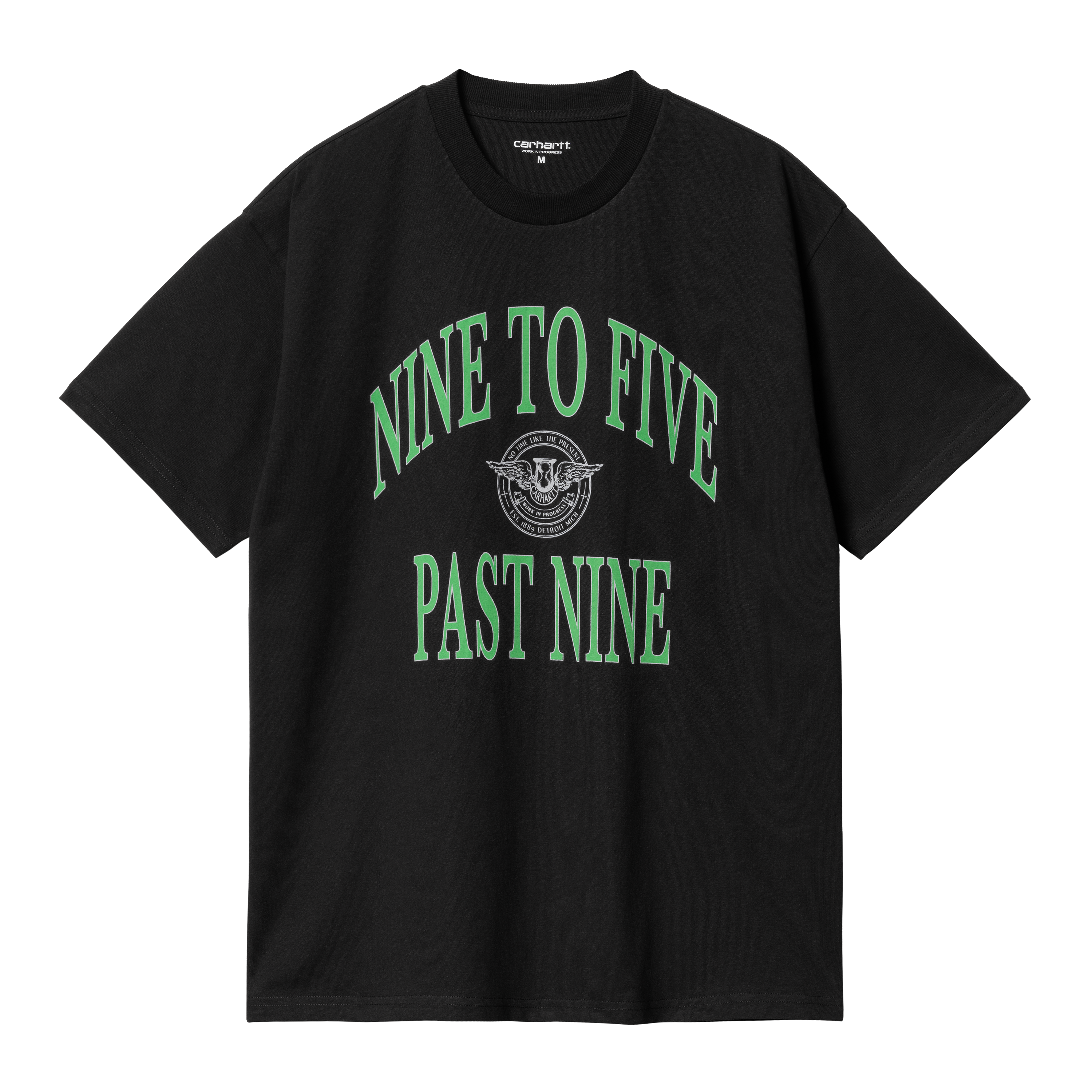 Carhartt WIP Short Sleeve Nine To Five Past Nine T-S Noir