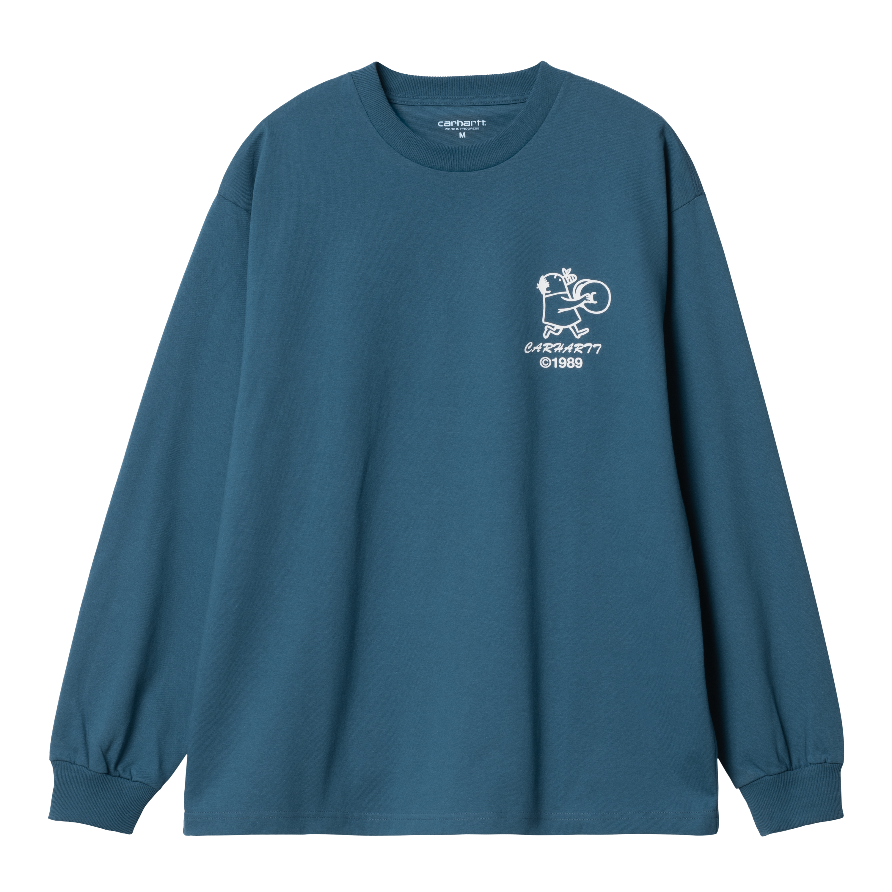 Carhartt WIP Long Sleeve Delicious Frequencies T-S Bleu