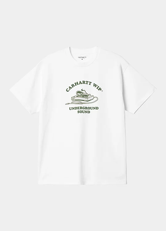 Carhartt WIP Short Sleeve Underground Sound T-Shirt in White