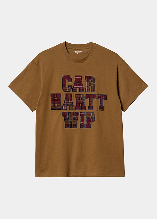 Carhartt WIP Short Sleeve Wiles T-Shirt in Marrone
