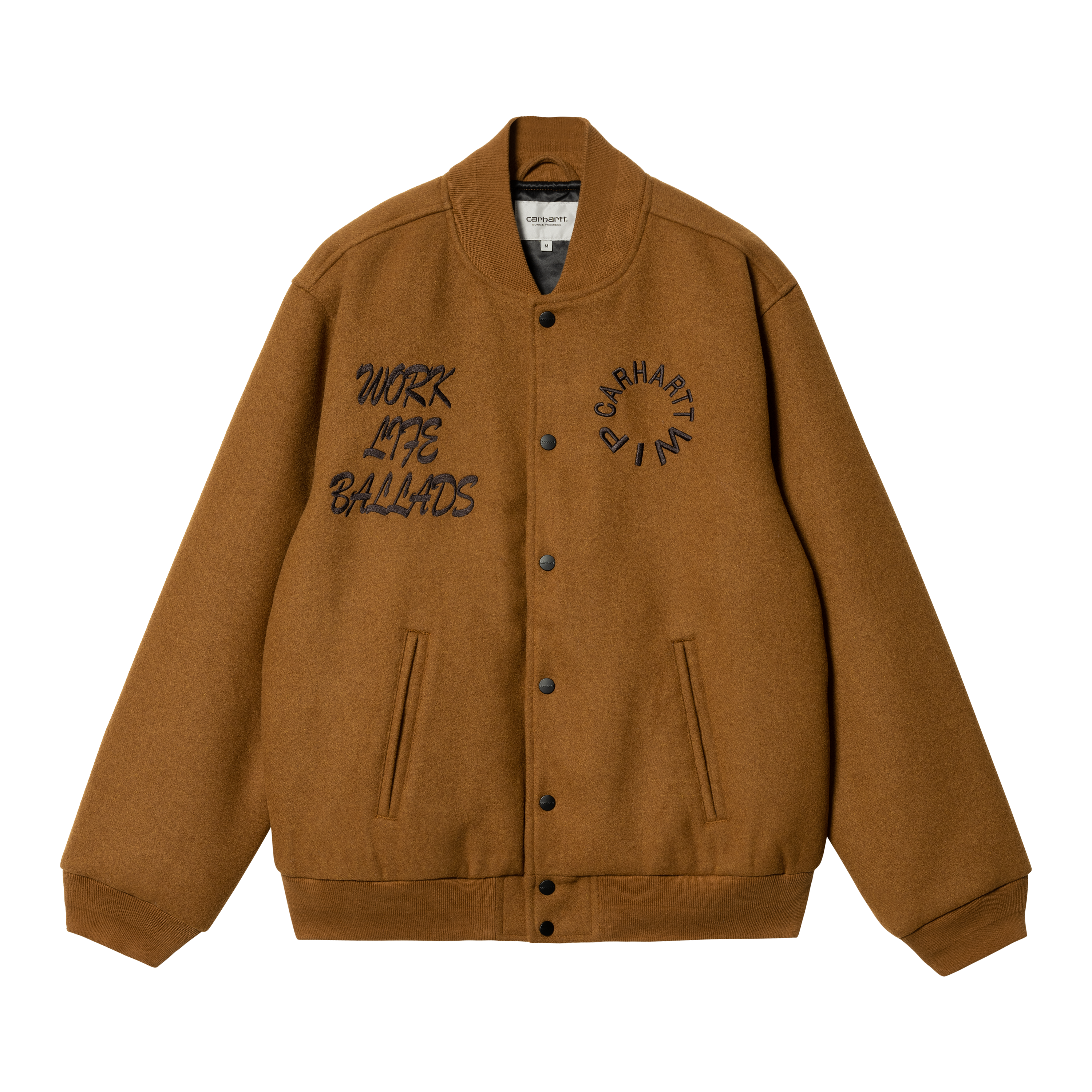 Carhartt WIP Work Varsity Bomber in Braun