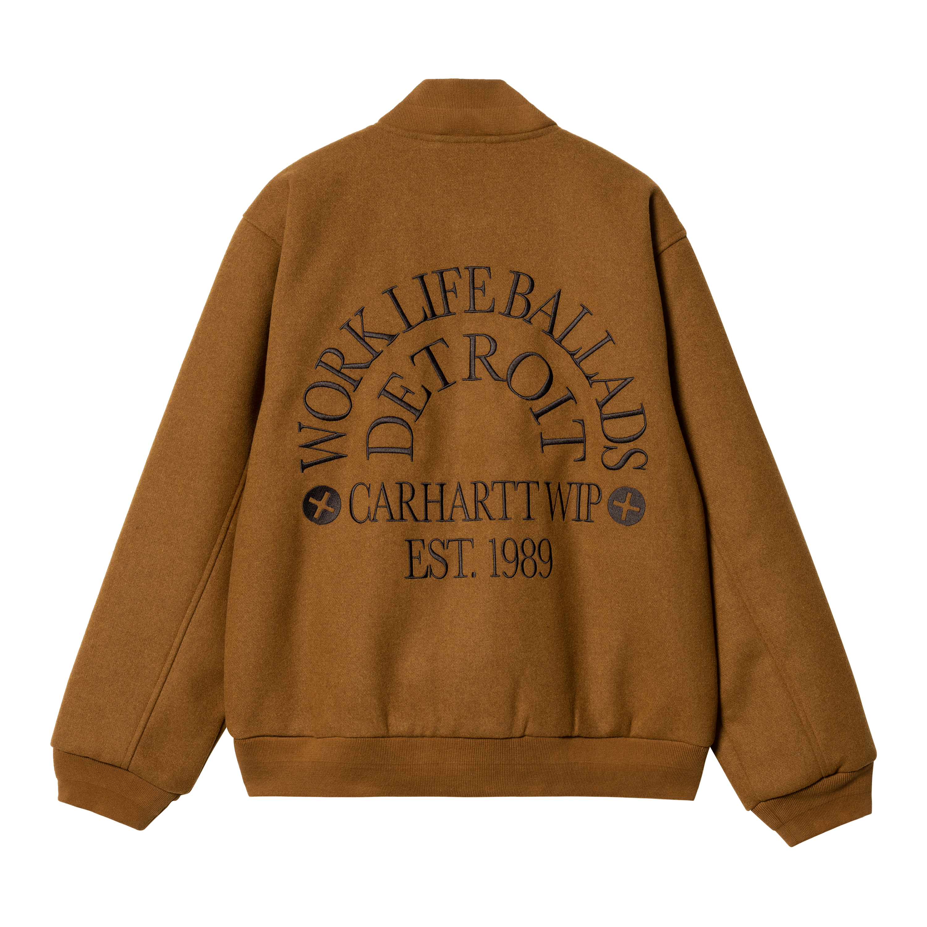 Carhartt WIP Work Varsity Bomber Deep H Brown Official Online Store